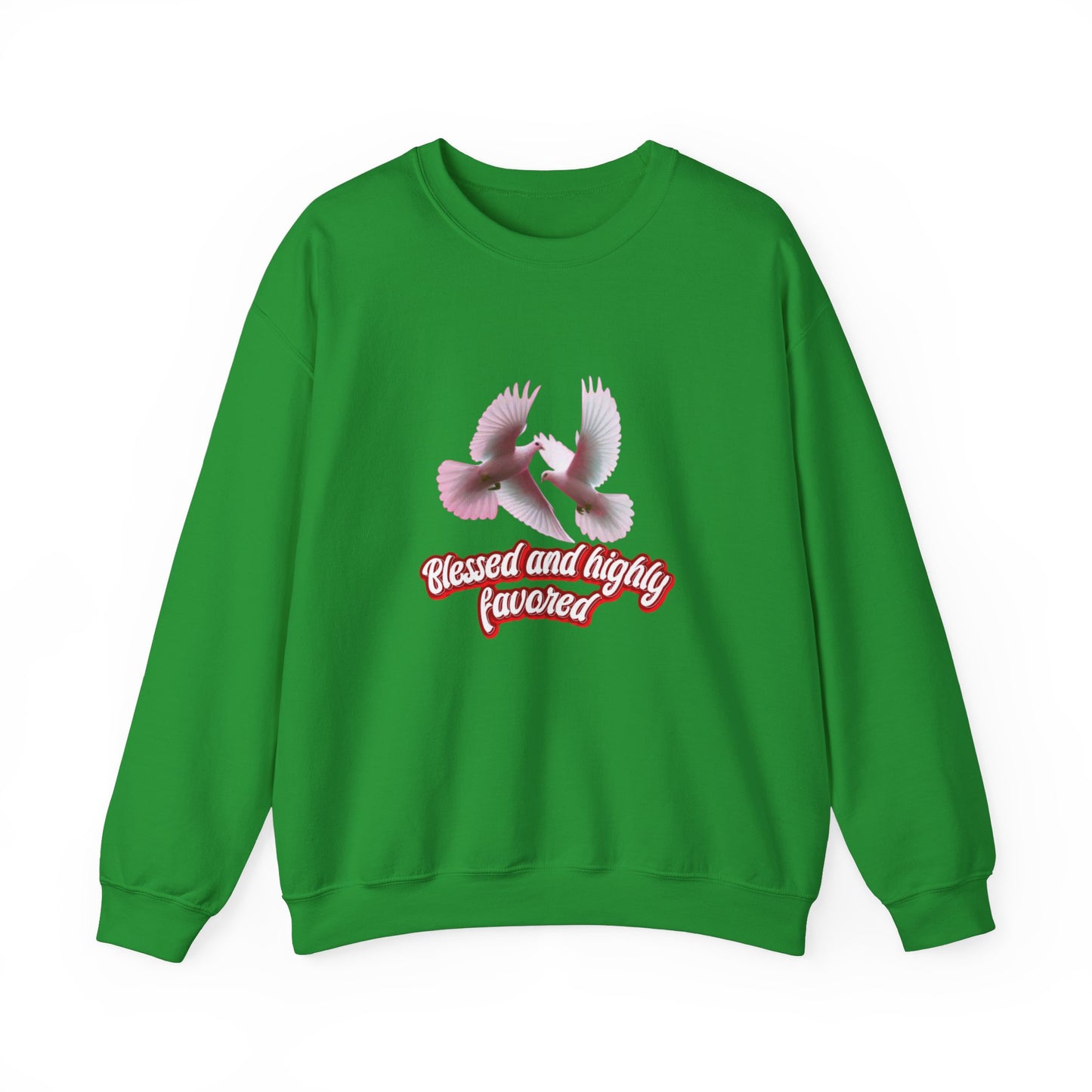 Blessed and Highly Favored Sweatshirt – Christian Faith Hoodie, Inspirational Religious Apparel