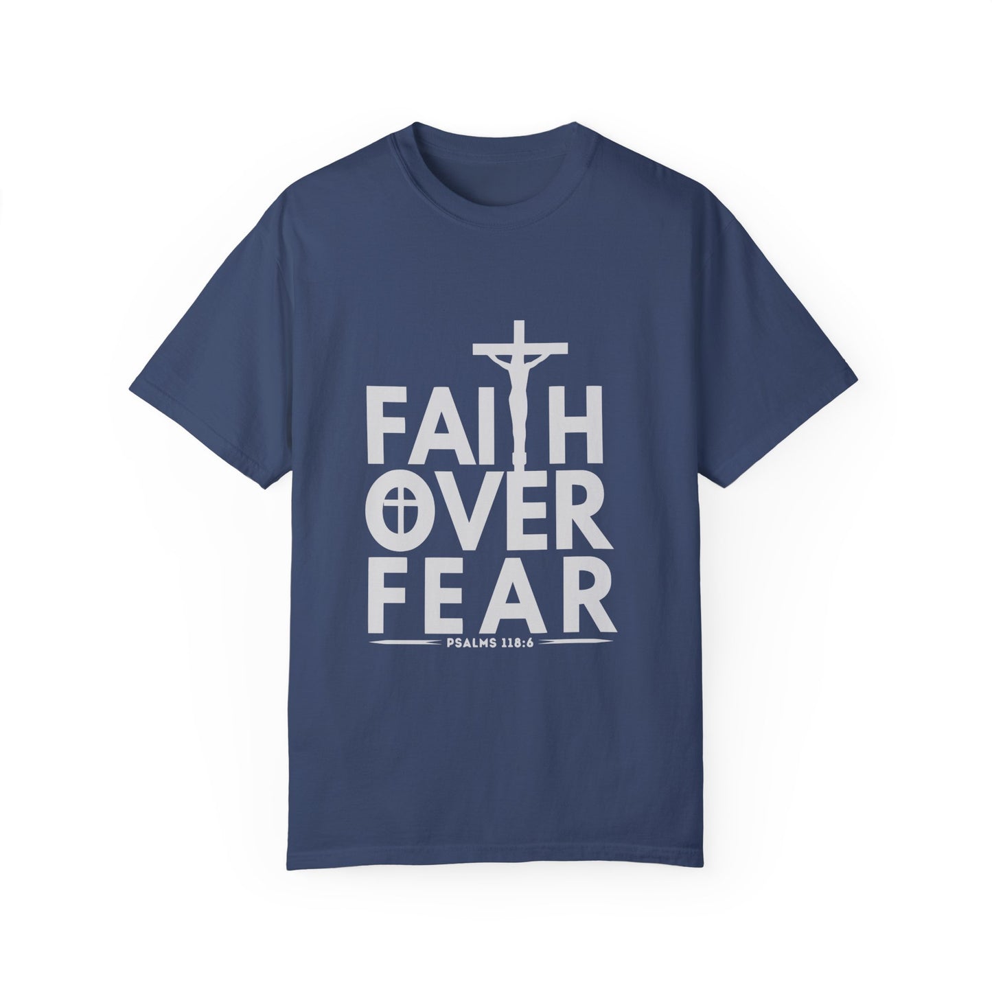 Faith Over Fear T-Shirt – Christian Graphic Tee, Faith-Based Apparel, Inspirational Religious Shirt
