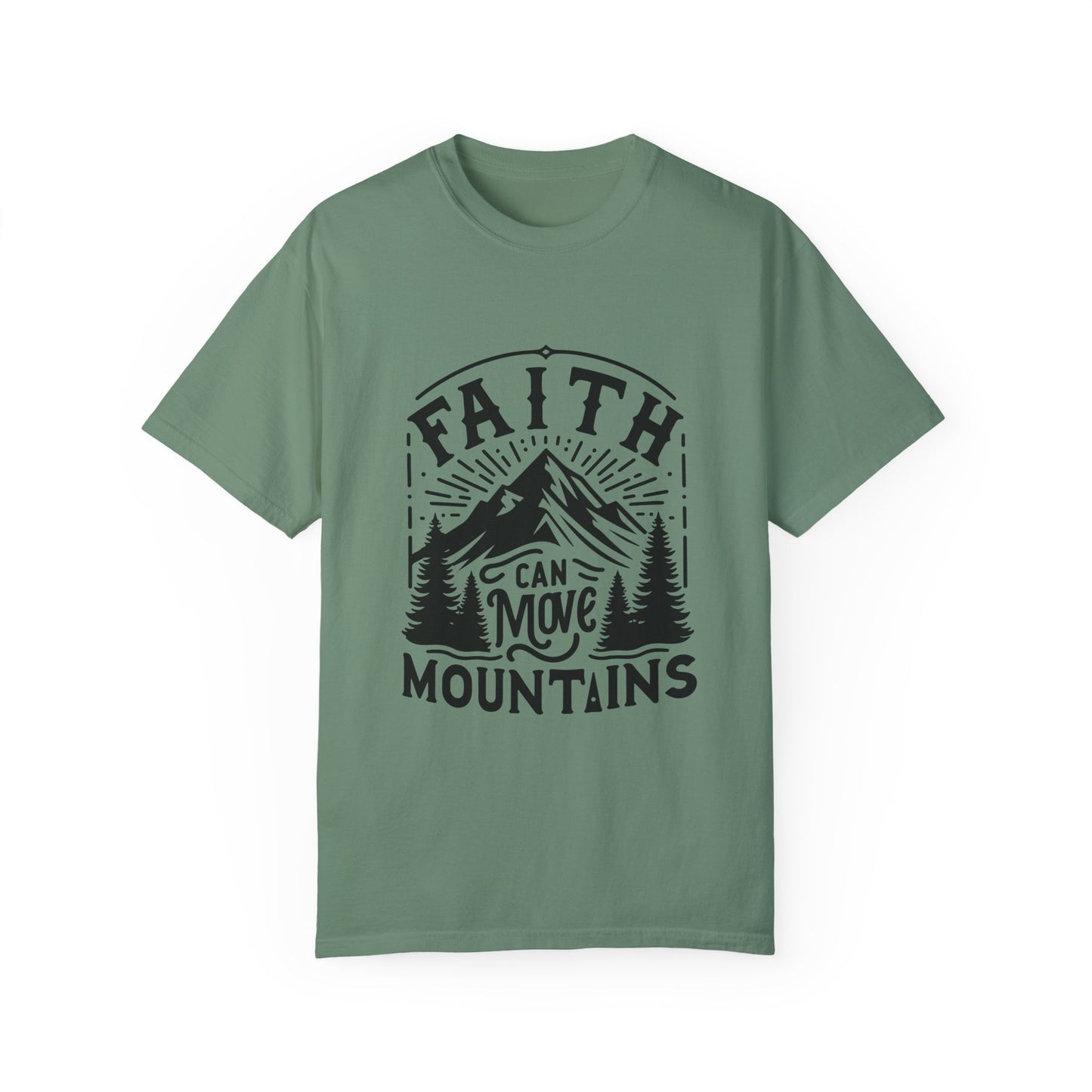 Faith Can Move Mountains T-Shirt – Christian Inspirational Tee, Faith-Based Apparel