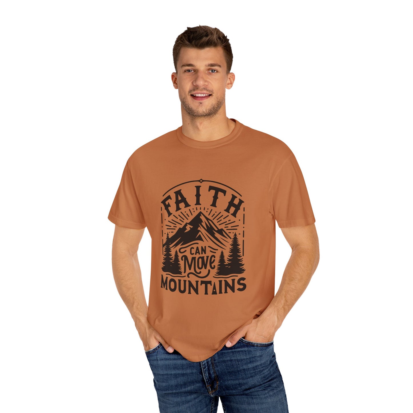 Faith Can Move Mountains T-Shirt – Christian Inspirational Tee, Faith-Based Apparel