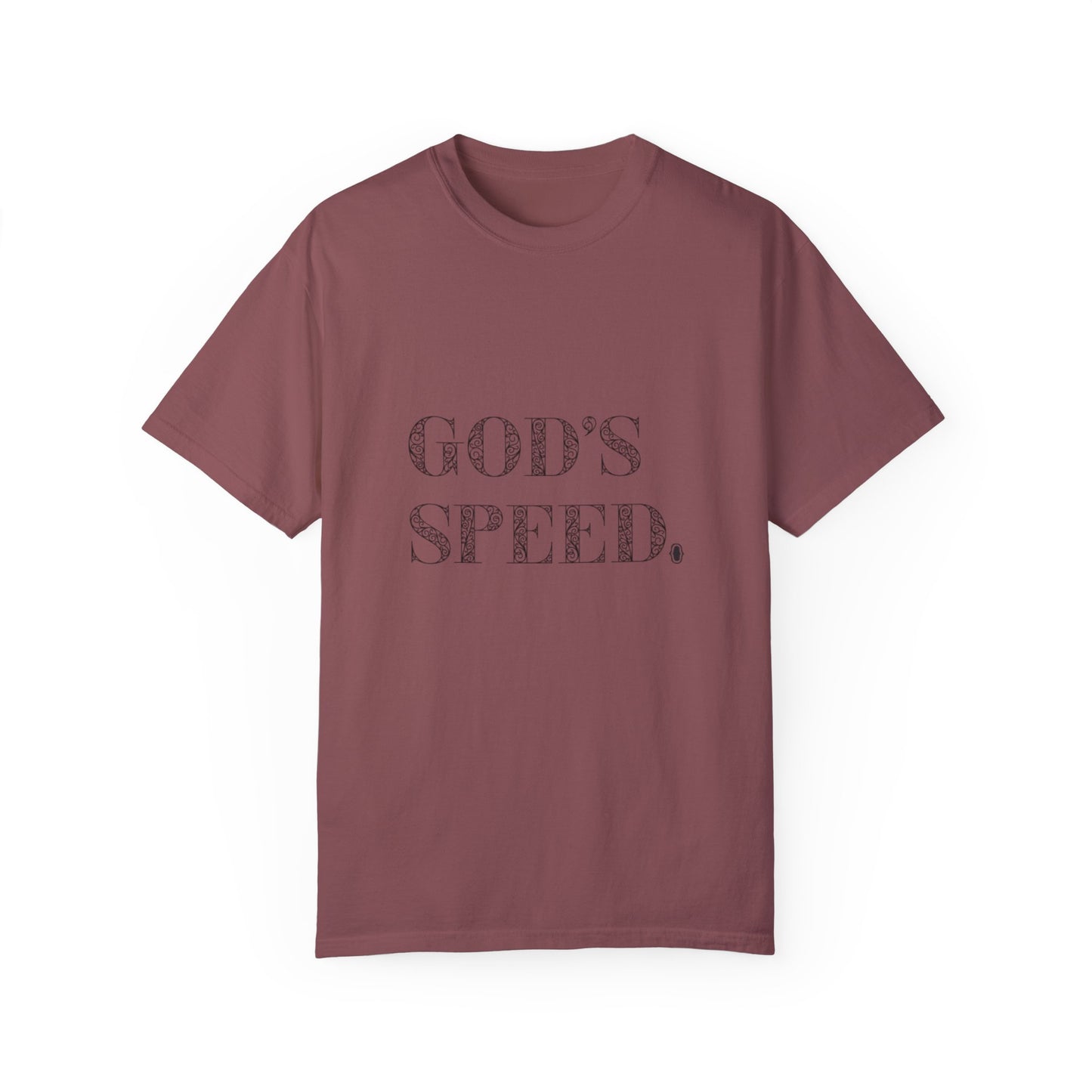 God’s Speed Christian T-Shirt – Faith-Inspired Motivational Tee
