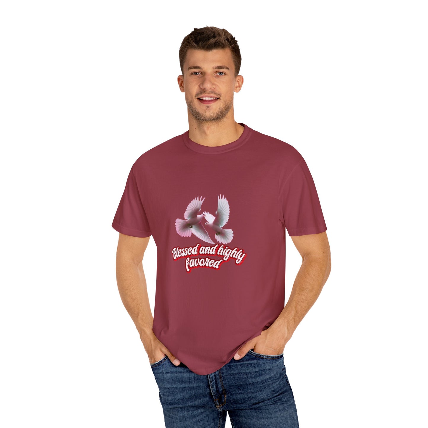 Blessed and Highly Favored T-Shirt – Christian Faith T-Shirt | Inspirational Religious Tee