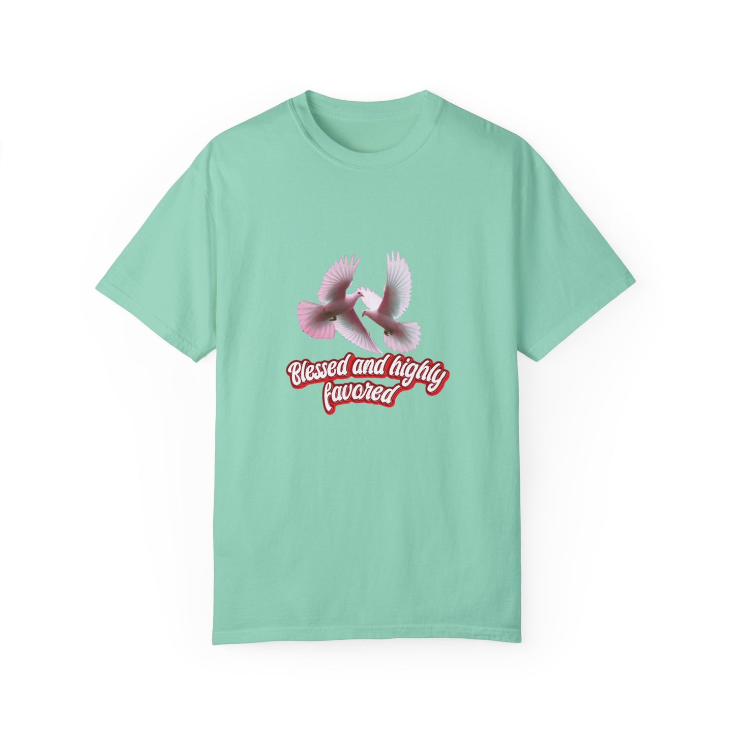 Blessed and Highly Favored T-Shirt – Christian Faith T-Shirt | Inspirational Religious Tee