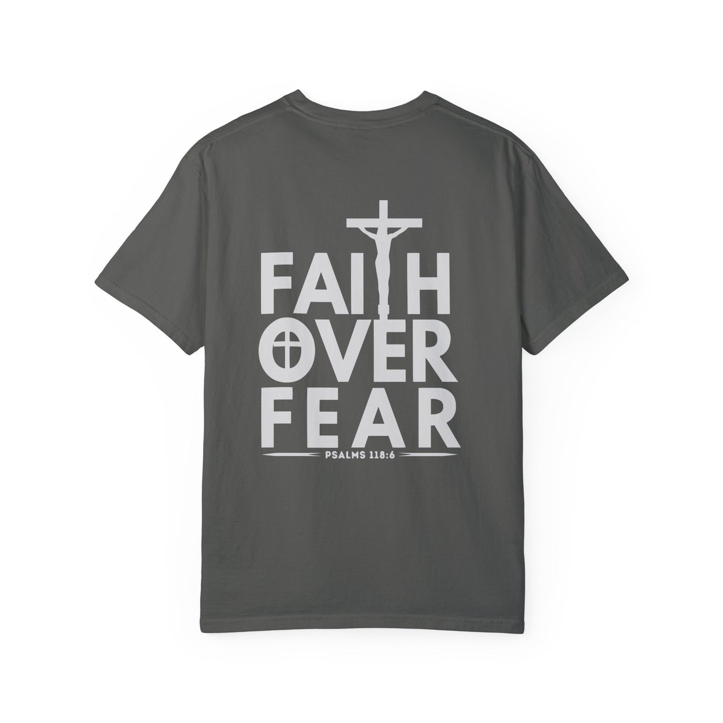 Faith Over Fear T-Shirt – Christian Graphic Tee, Faith-Based Apparel, Inspirational Religious Shirt