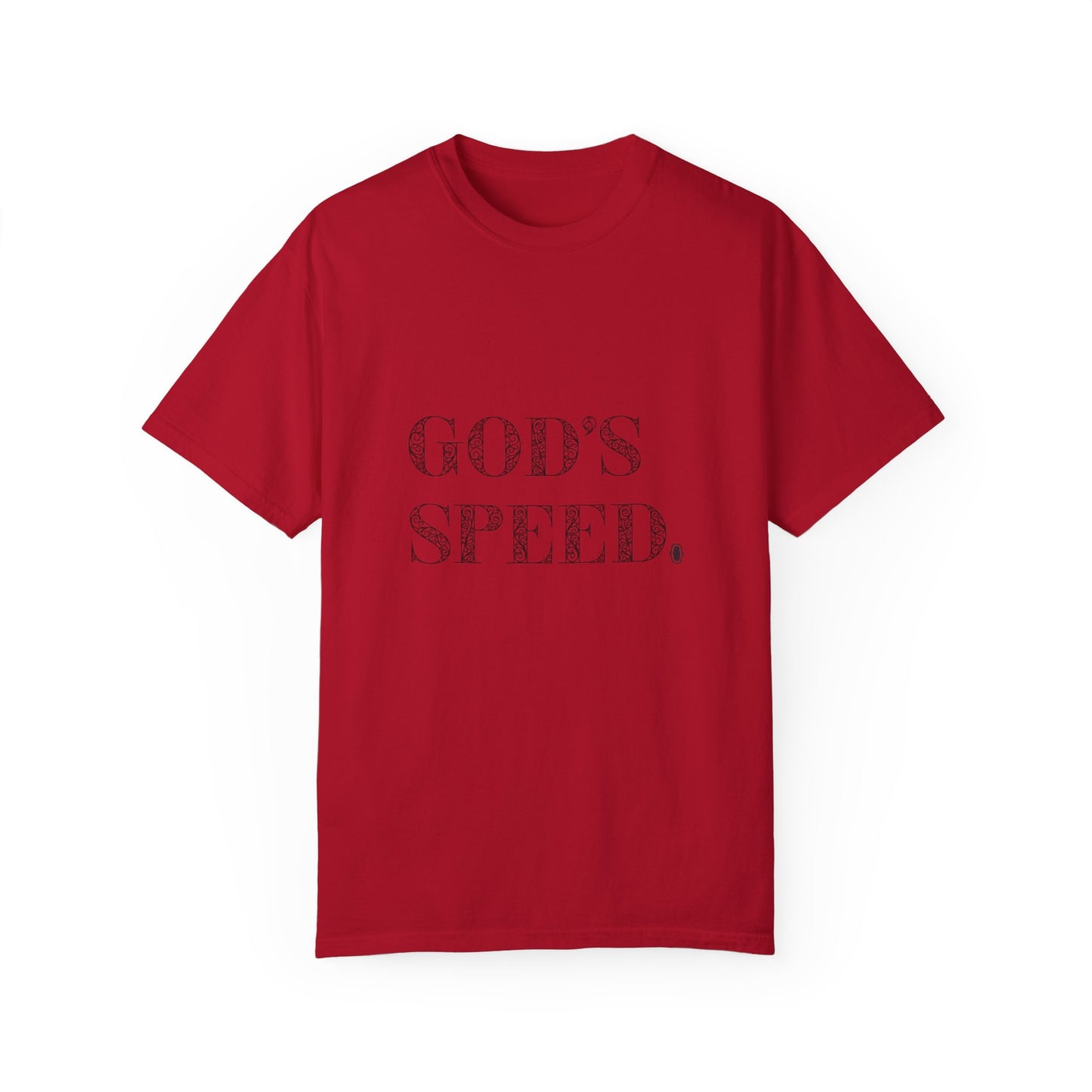 God’s Speed Christian T-Shirt – Faith-Inspired Motivational Tee