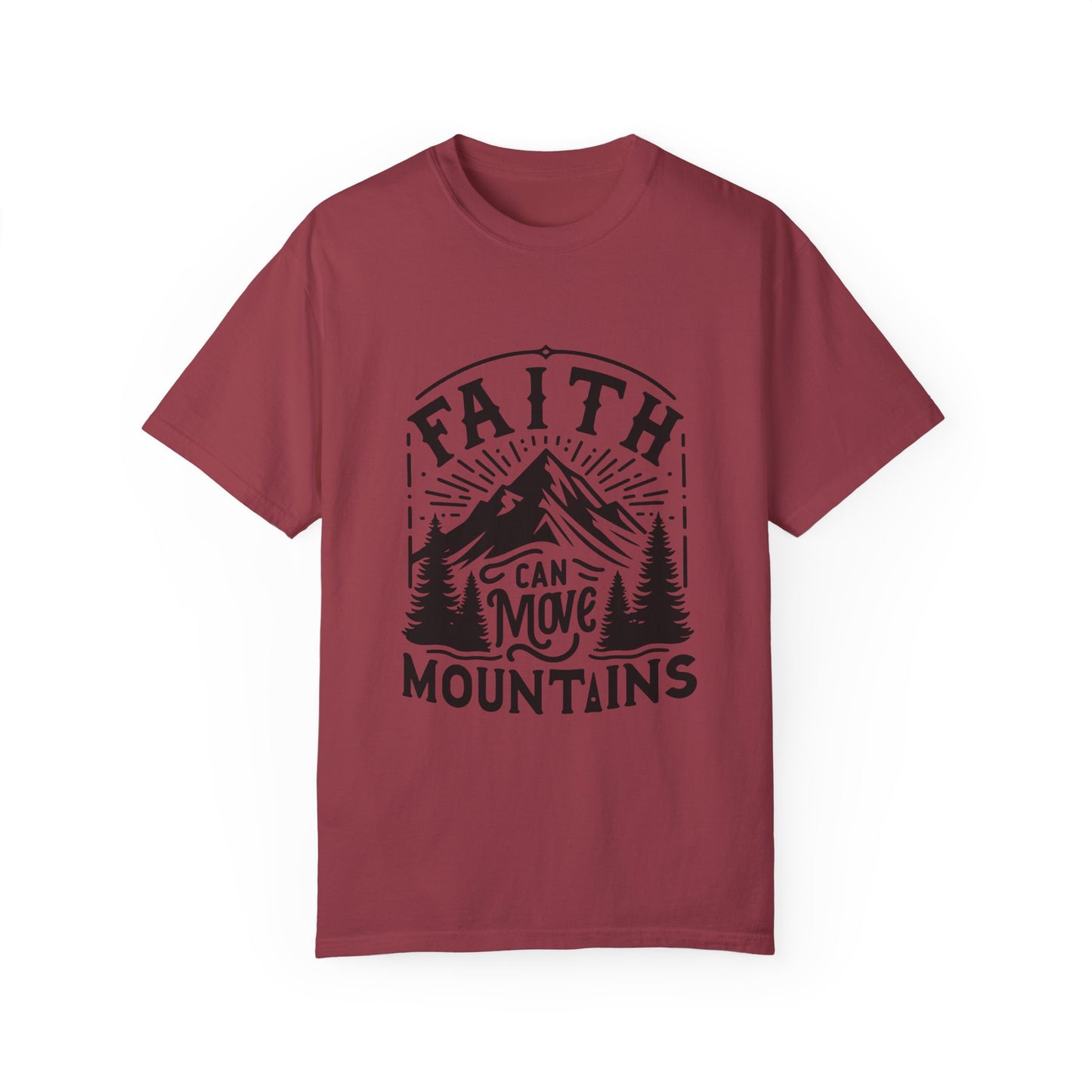 Faith Can Move Mountains T-Shirt – Christian Inspirational Tee, Faith-Based Apparel