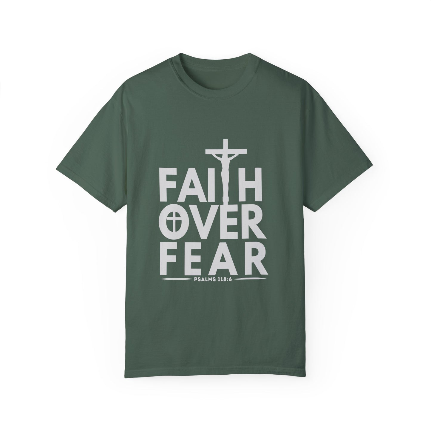 Faith Over Fear T-Shirt – Christian Graphic Tee, Faith-Based Apparel, Inspirational Religious Shirt