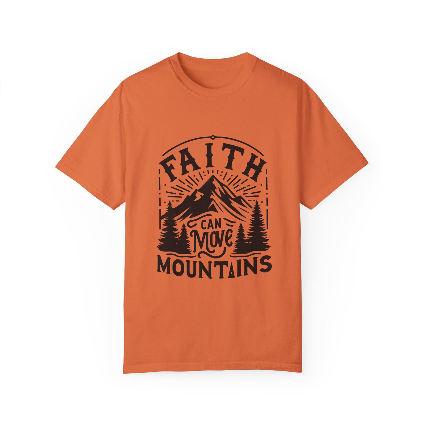 Faith Can Move Mountains T-Shirt – Christian Inspirational Tee, Faith-Based Apparel