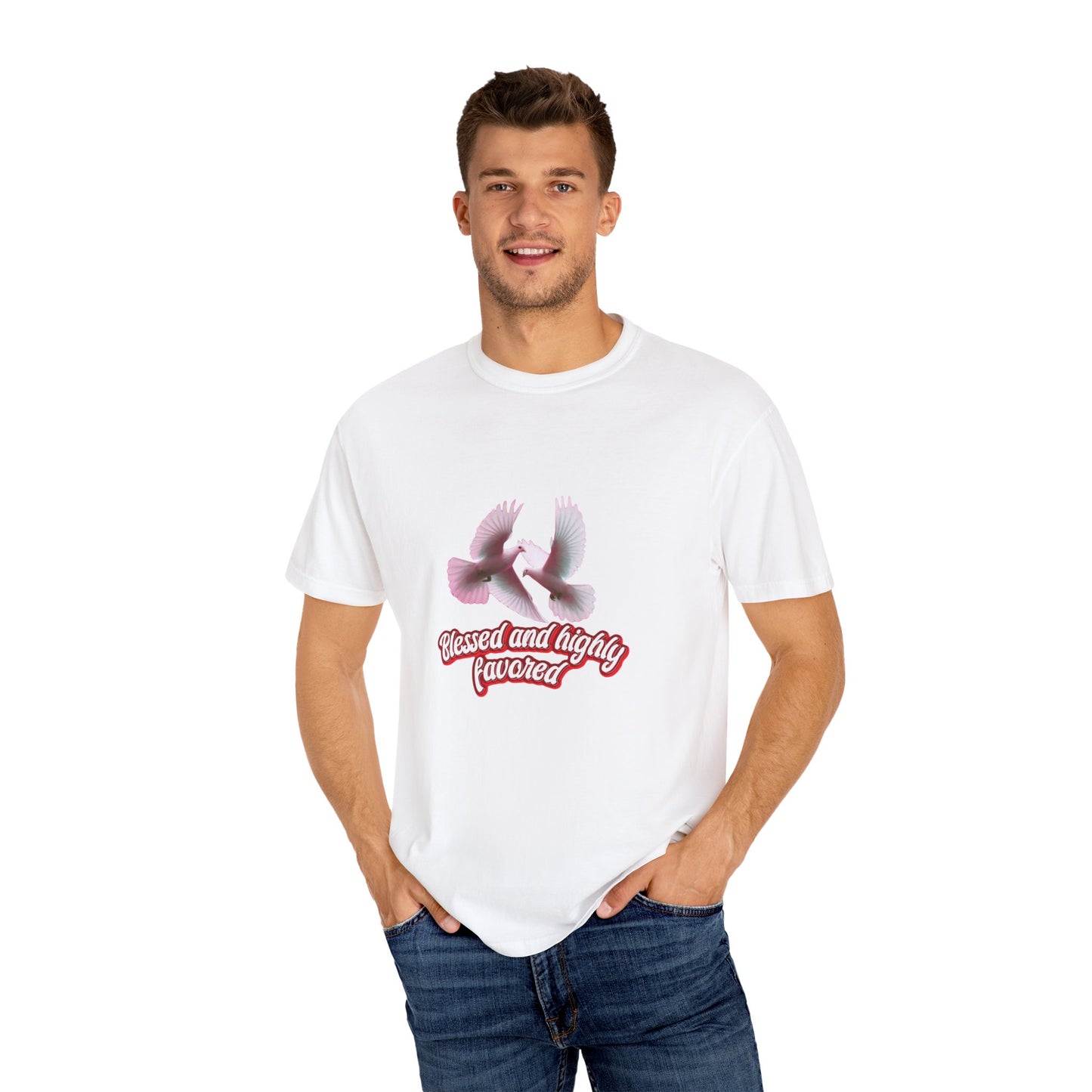 Blessed and Highly Favored T-Shirt – Christian Faith T-Shirt | Inspirational Religious Tee