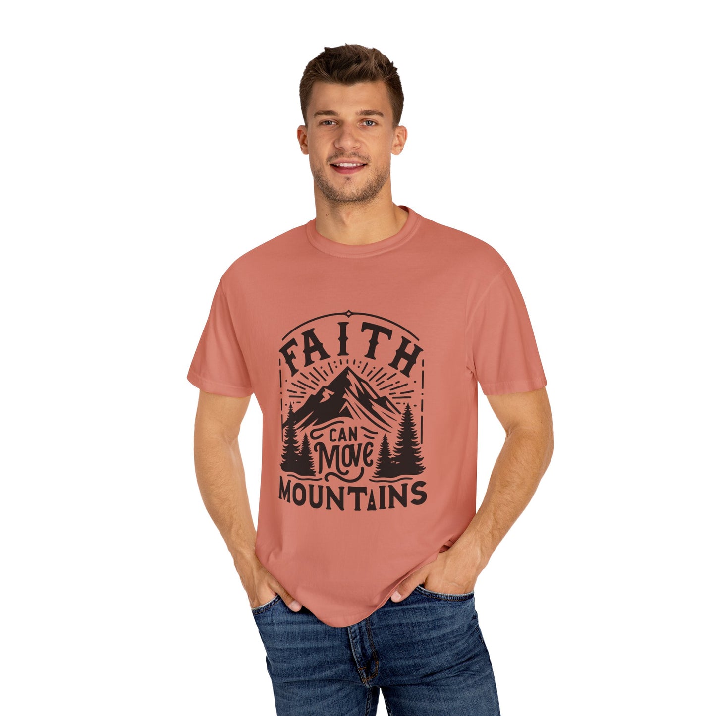 Faith Can Move Mountains T-Shirt – Christian Inspirational Tee, Faith-Based Apparel