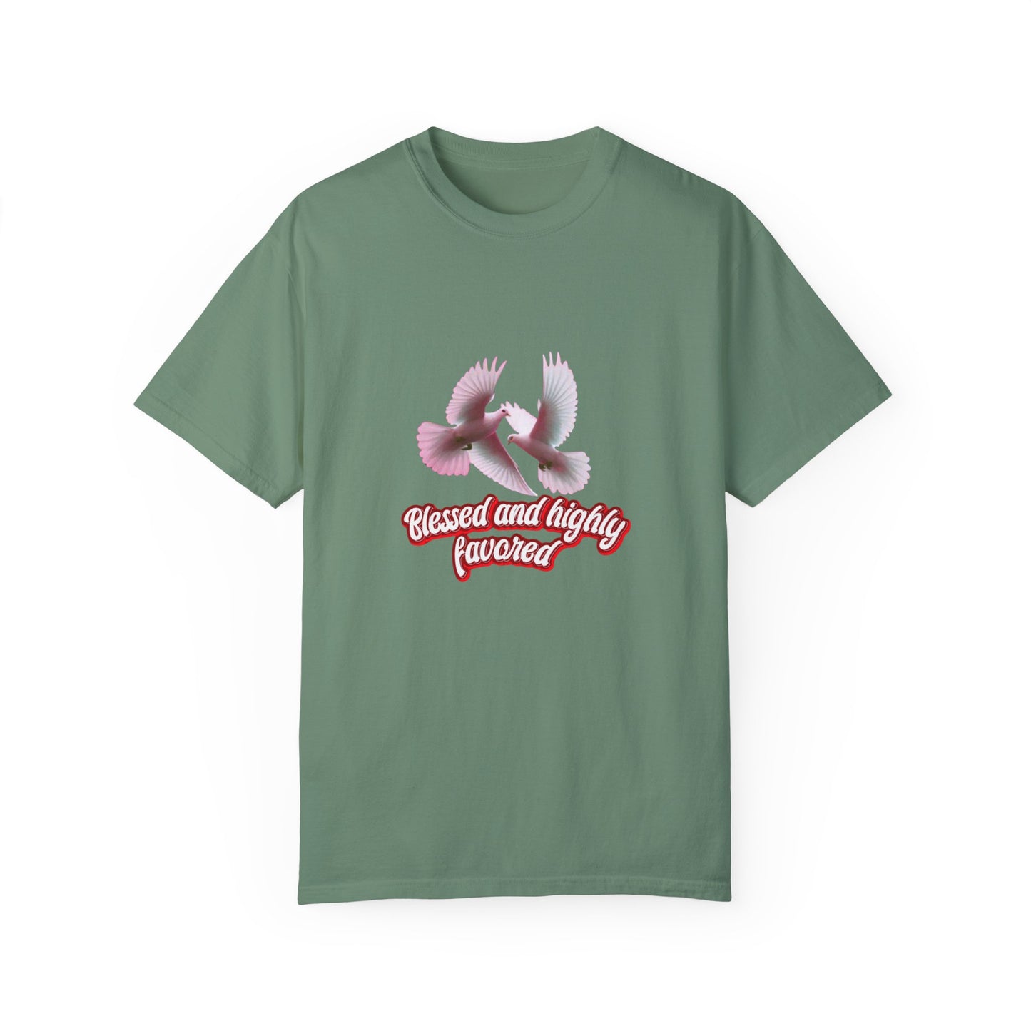 Blessed and Highly Favored T-Shirt – Christian Faith T-Shirt | Inspirational Religious Tee