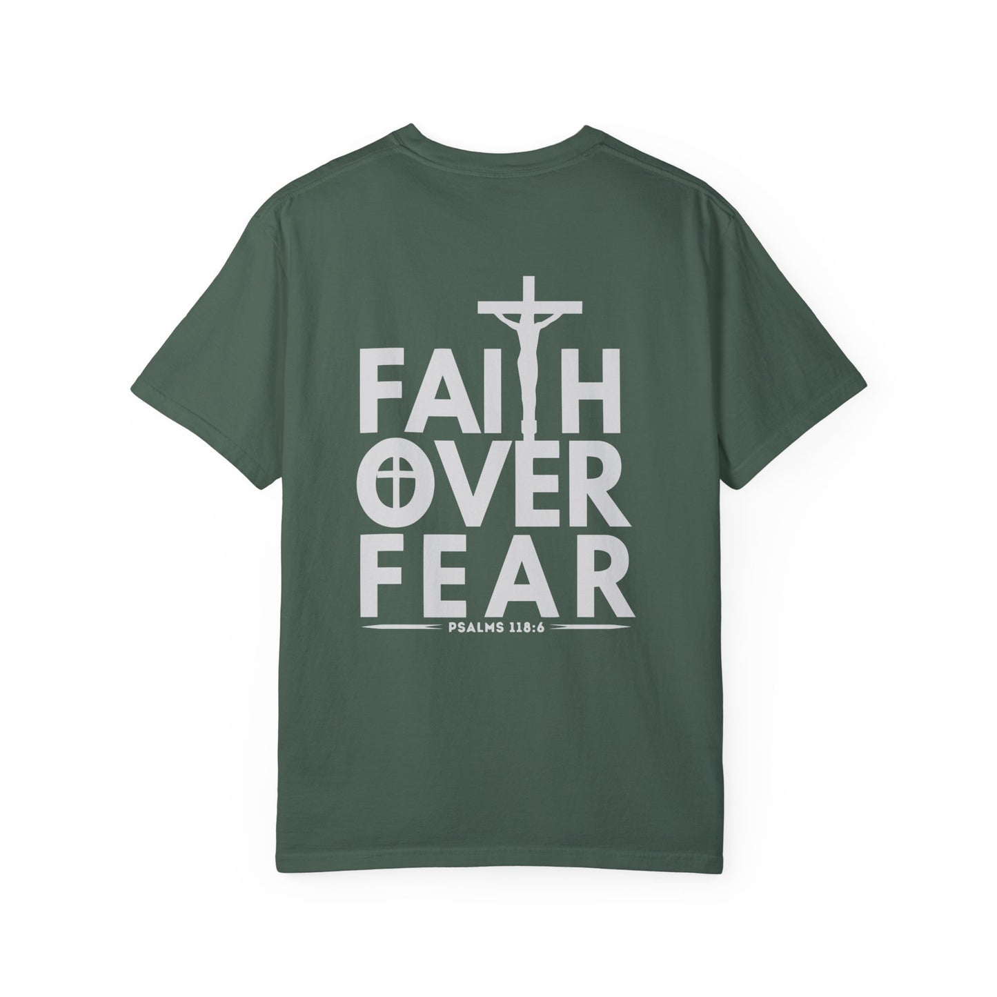 Faith Over Fear T-Shirt – Christian Graphic Tee, Faith-Based Apparel, Inspirational Religious Shirt