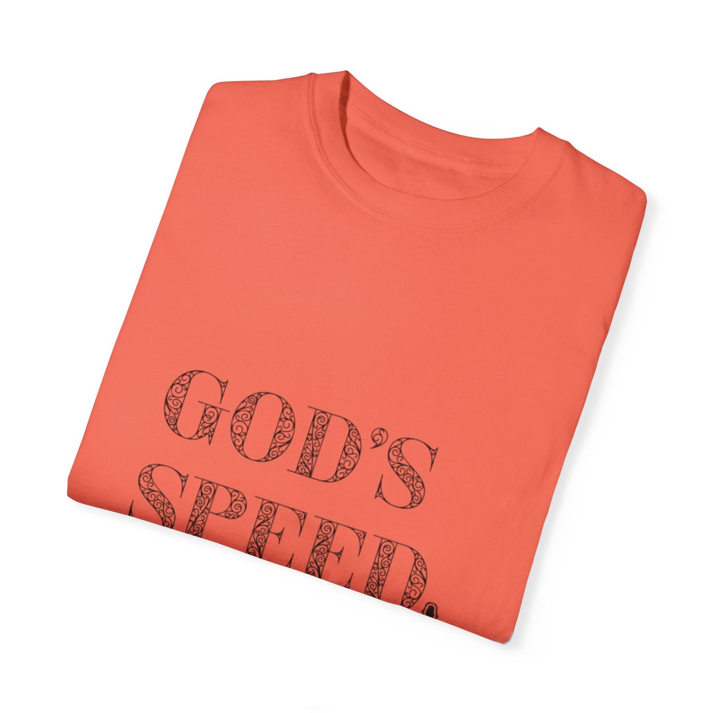 God’s Speed Christian T-Shirt – Faith-Inspired Motivational Tee