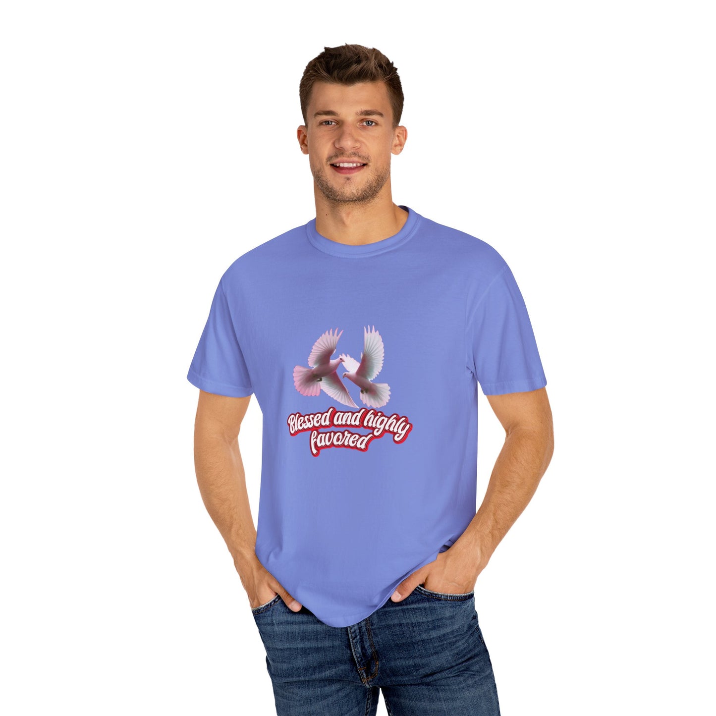 Blessed and Highly Favored T-Shirt – Christian Faith T-Shirt | Inspirational Religious Tee