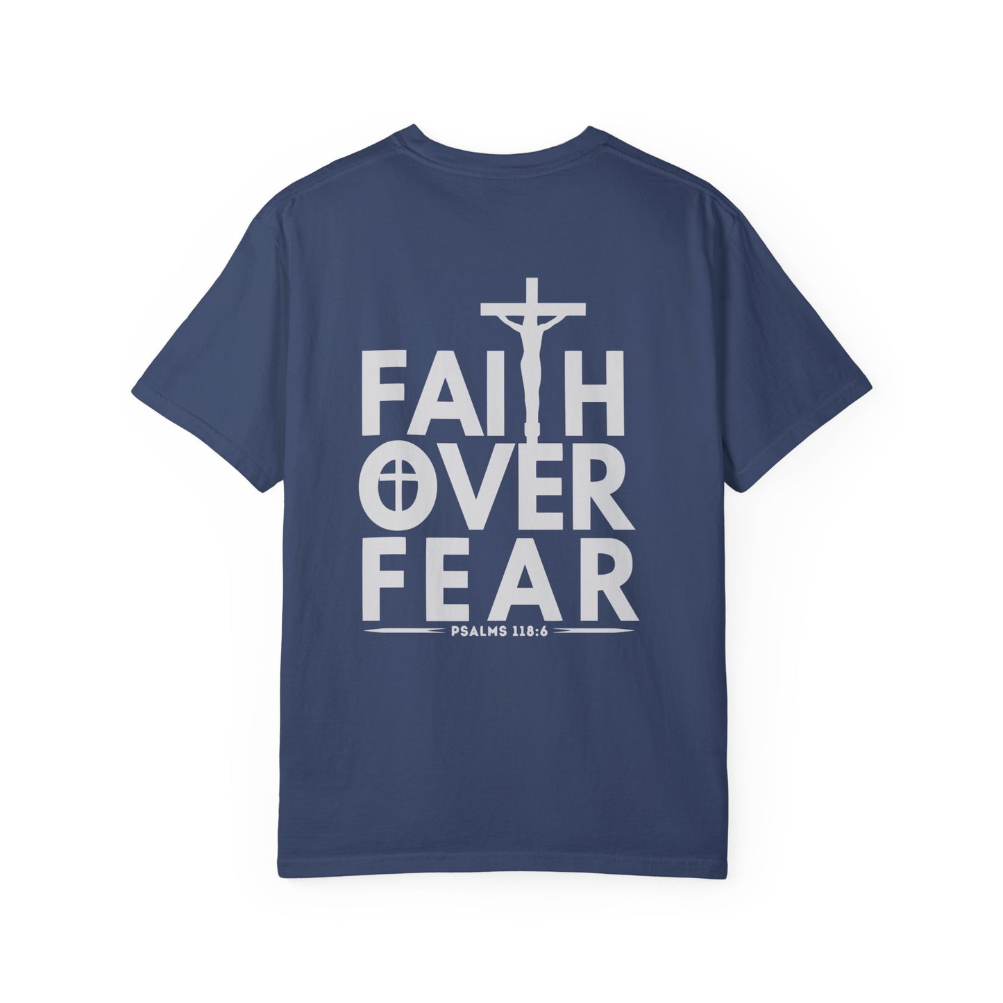 Faith Over Fear T-Shirt – Christian Graphic Tee, Faith-Based Apparel, Inspirational Religious Shirt