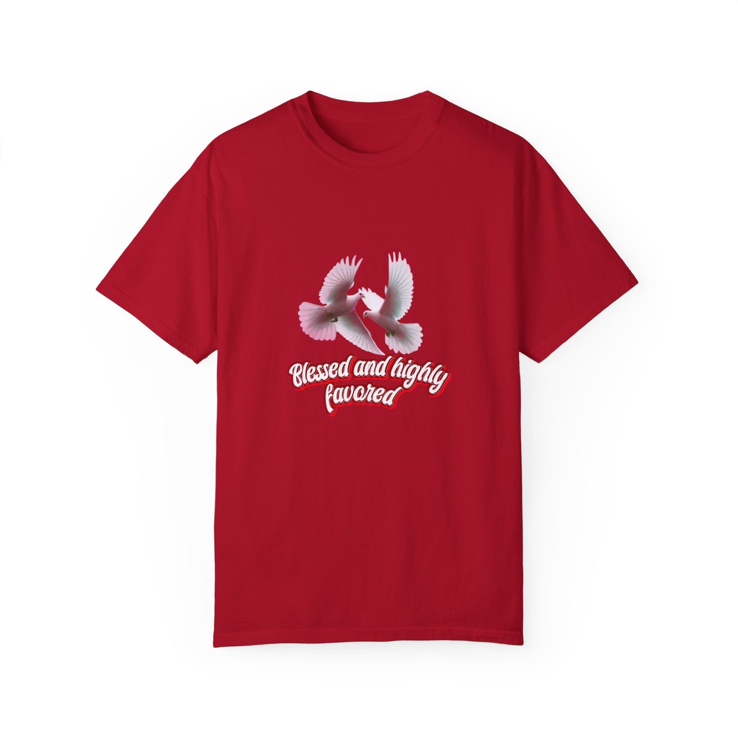 Blessed and Highly Favored T-Shirt – Christian Faith T-Shirt | Inspirational Religious Tee