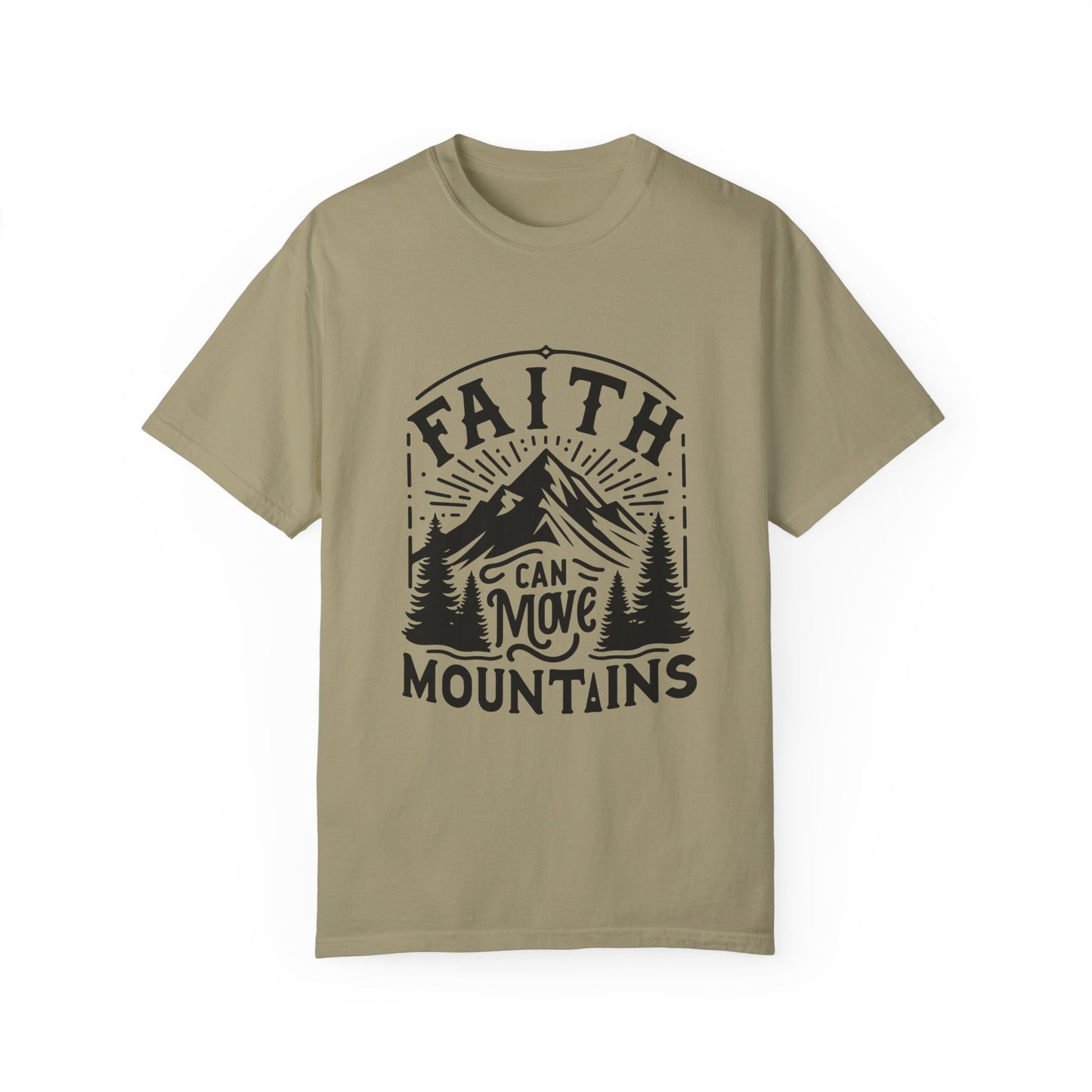 Faith Can Move Mountains T-Shirt – Christian Inspirational Tee, Faith-Based Apparel