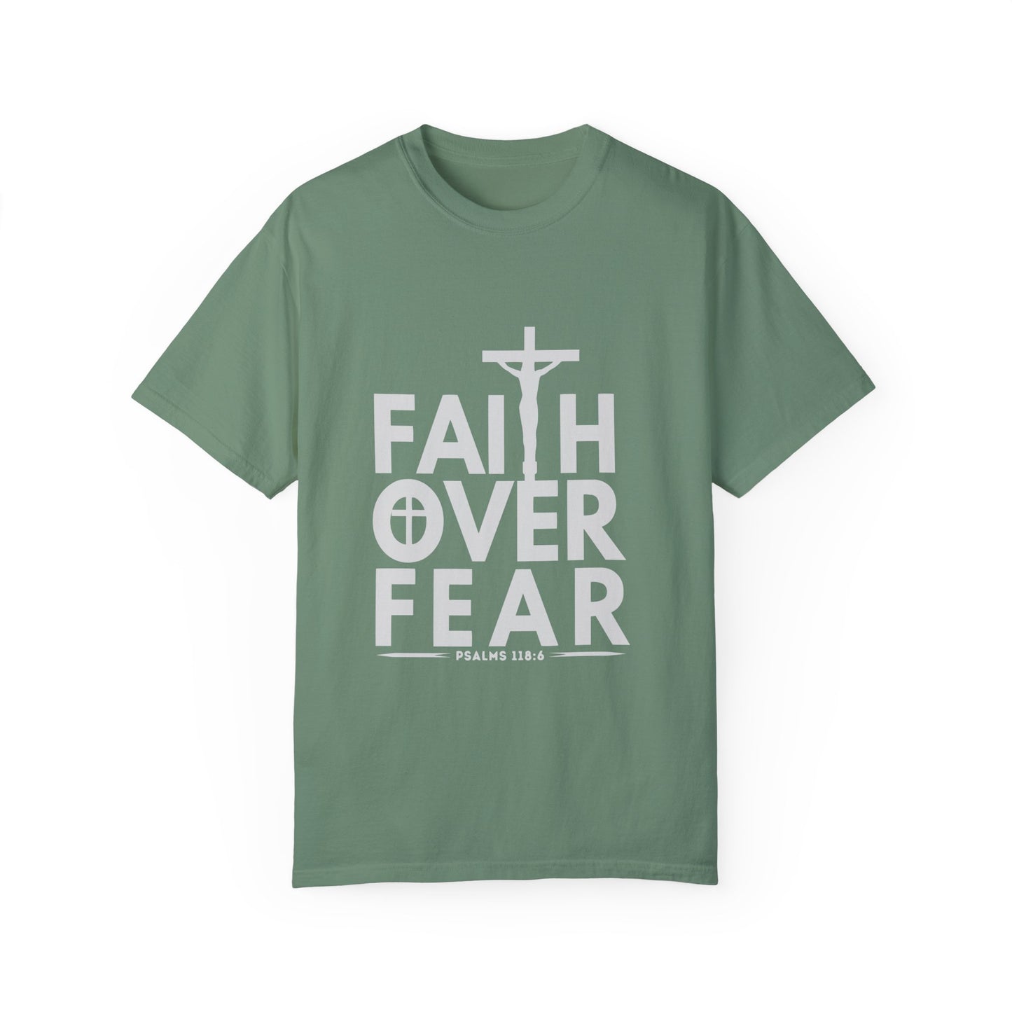 Faith Over Fear T-Shirt – Christian Graphic Tee, Faith-Based Apparel, Inspirational Religious Shirt