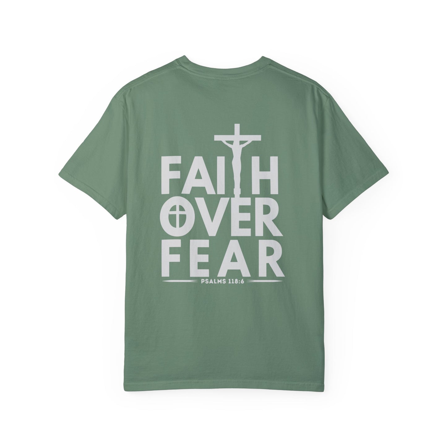 Faith Over Fear T-Shirt – Christian Graphic Tee, Faith-Based Apparel, Inspirational Religious Shirt