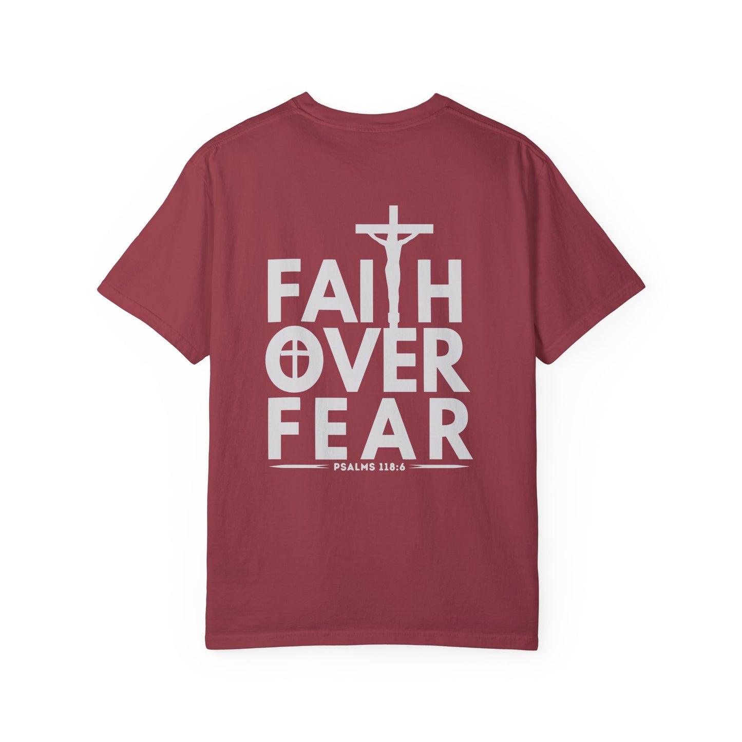 Faith Over Fear T-Shirt – Christian Graphic Tee, Faith-Based Apparel, Inspirational Religious Shirt