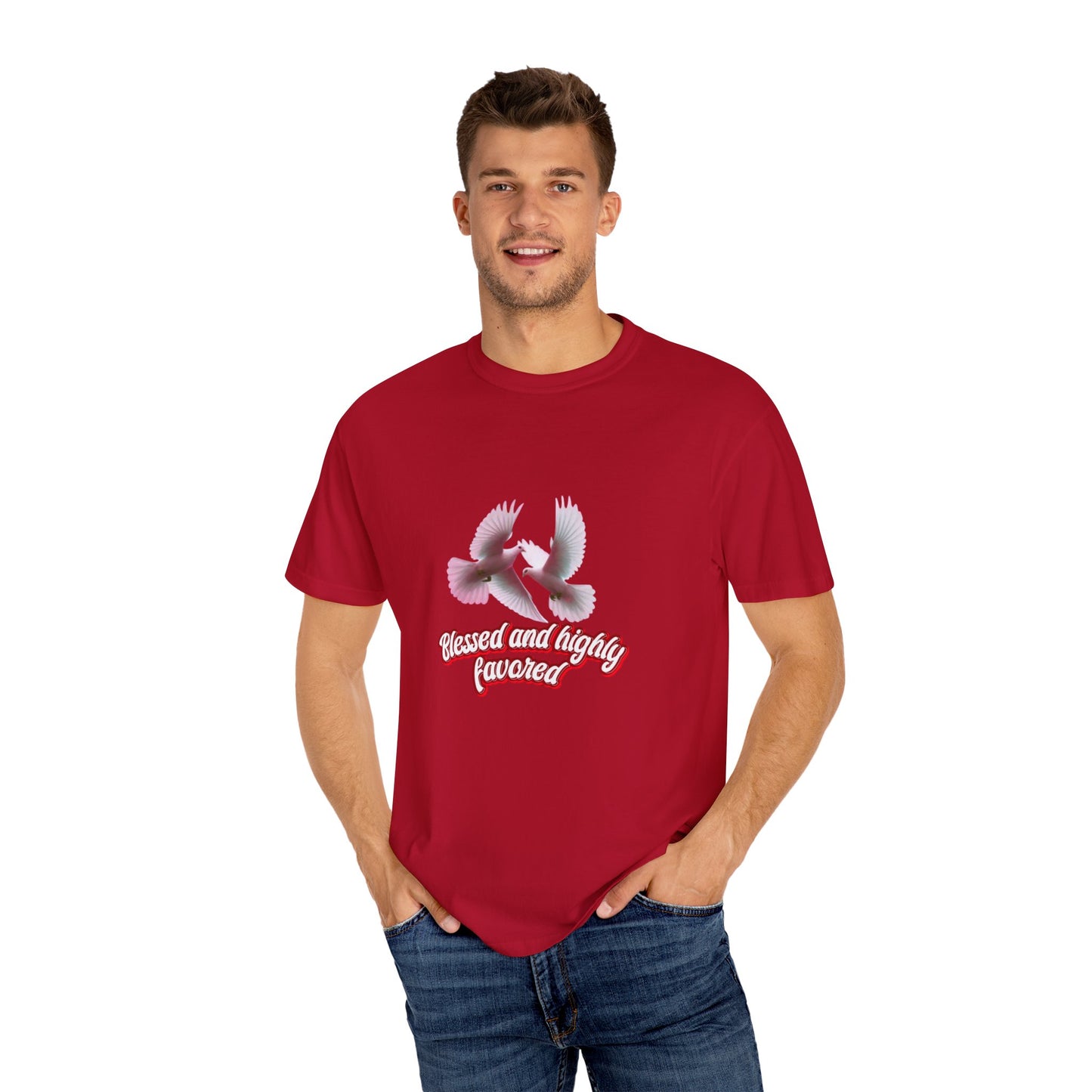 Blessed and Highly Favored T-Shirt – Christian Faith T-Shirt | Inspirational Religious Tee