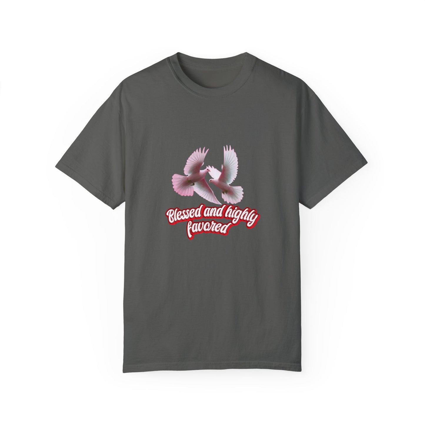 Blessed and Highly Favored T-Shirt – Christian Faith T-Shirt | Inspirational Religious Tee