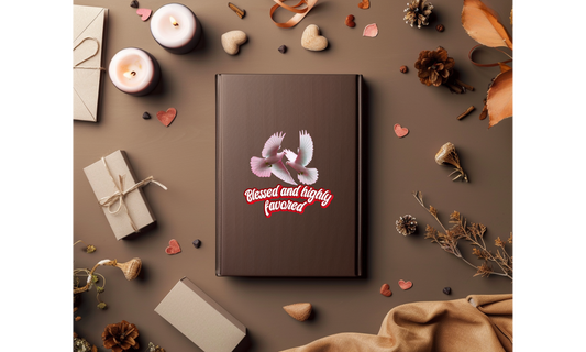 Hardcover Journal – Blessed and Highly Favored | Christian Notebook for Faith & Inspiration