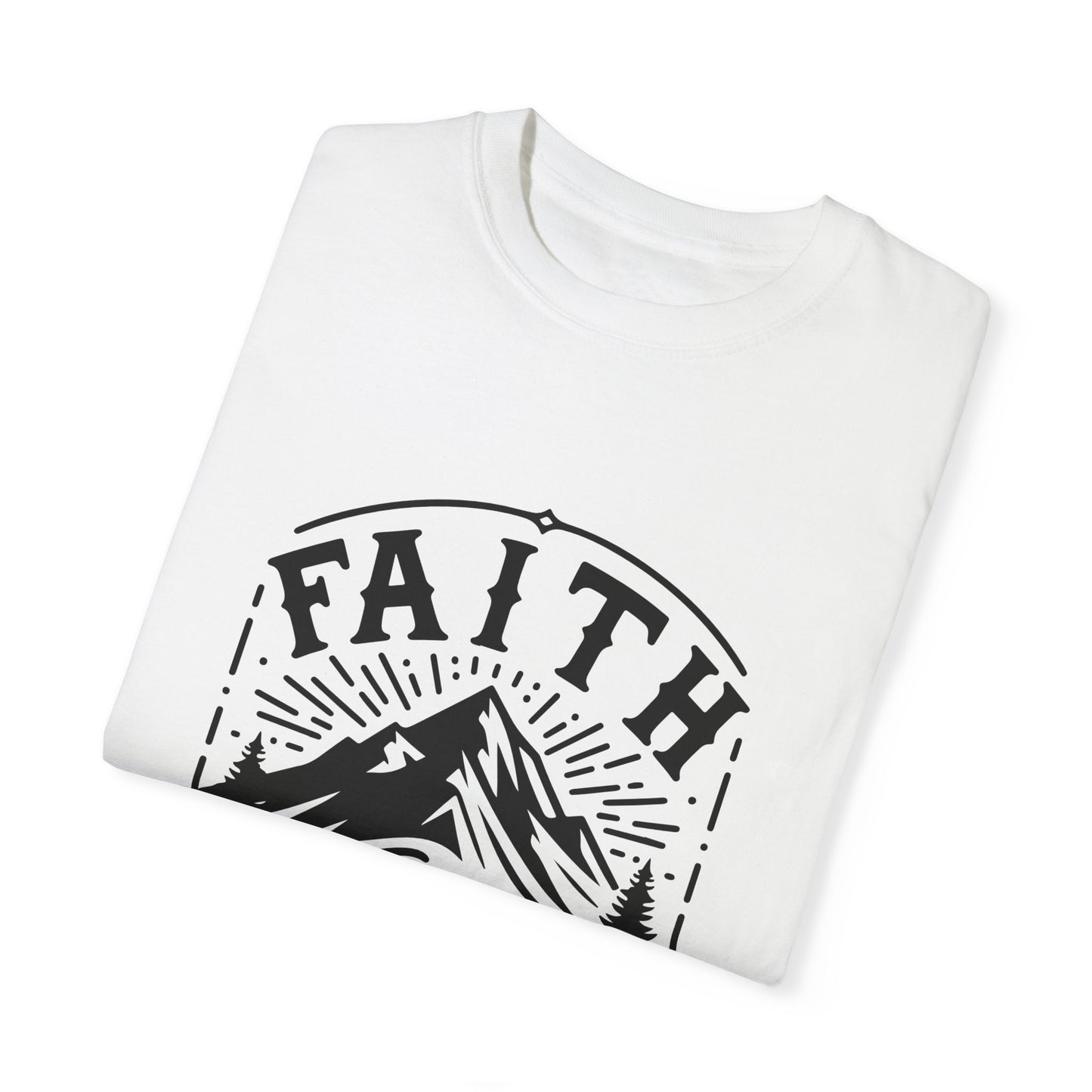 Faith Can Move Mountains T-Shirt – Christian Inspirational Tee, Faith-Based Apparel