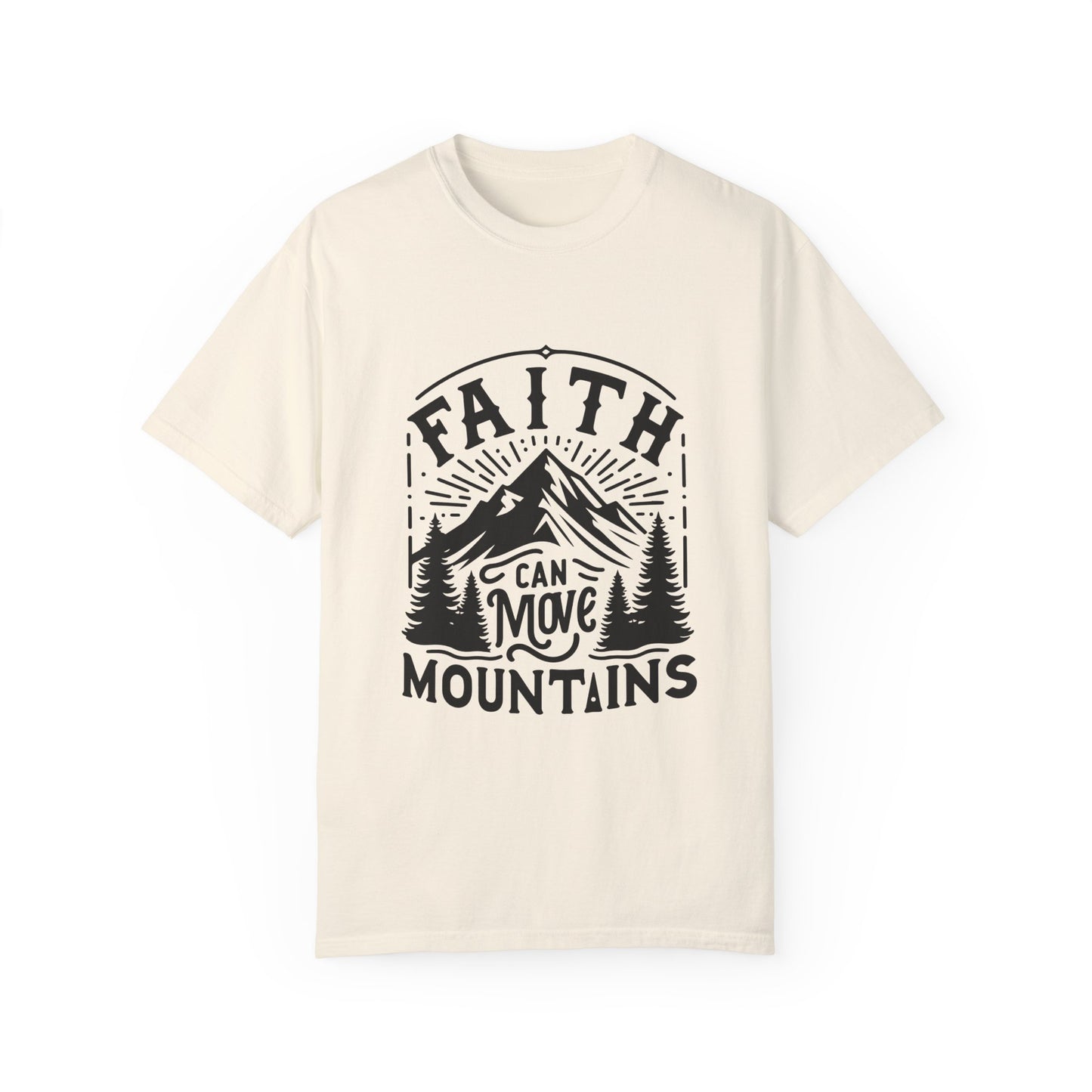 Faith Can Move Mountains T-Shirt – Christian Inspirational Tee, Faith-Based Apparel