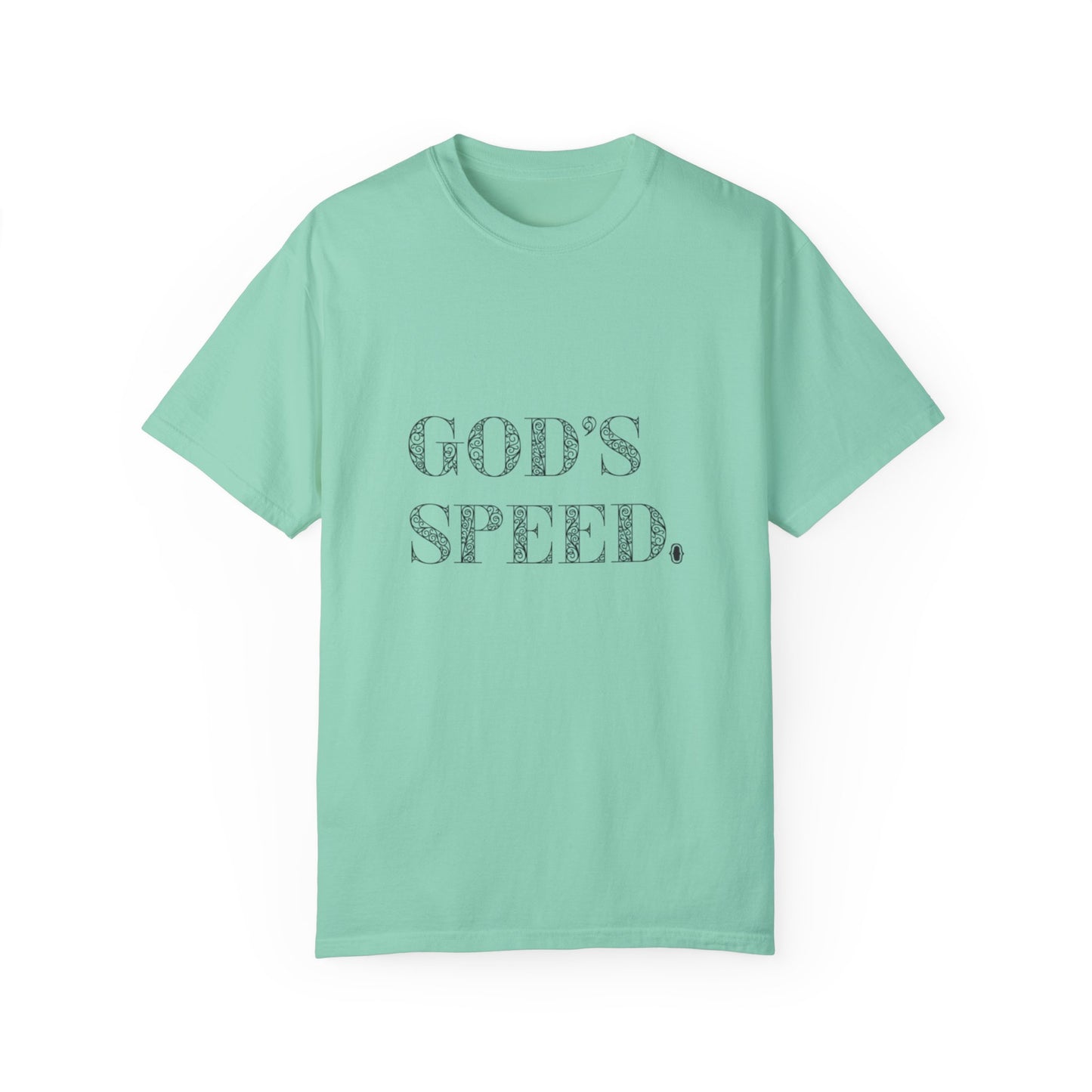 God’s Speed Christian T-Shirt – Faith-Inspired Motivational Tee