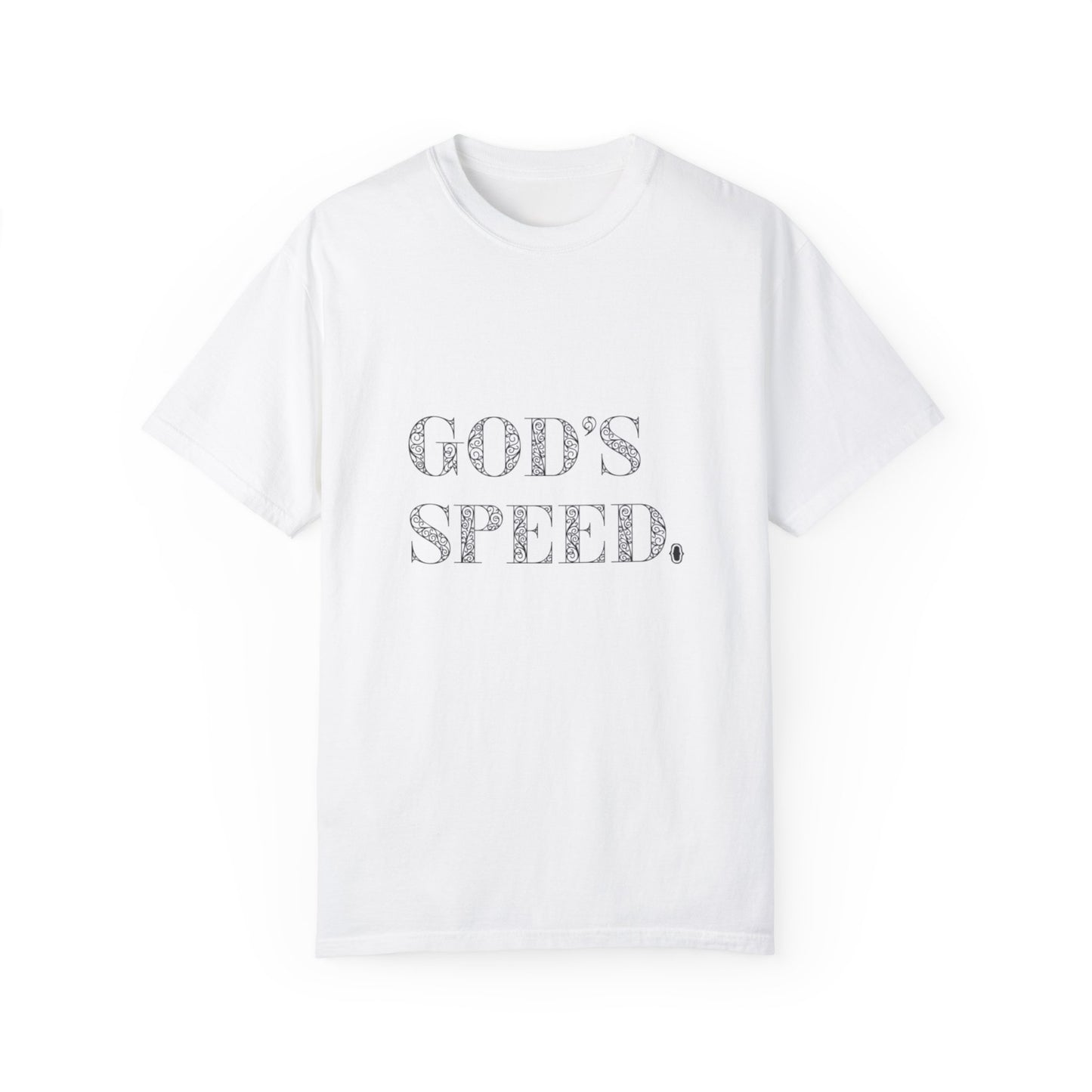 God’s Speed Christian T-Shirt – Faith-Inspired Motivational Tee