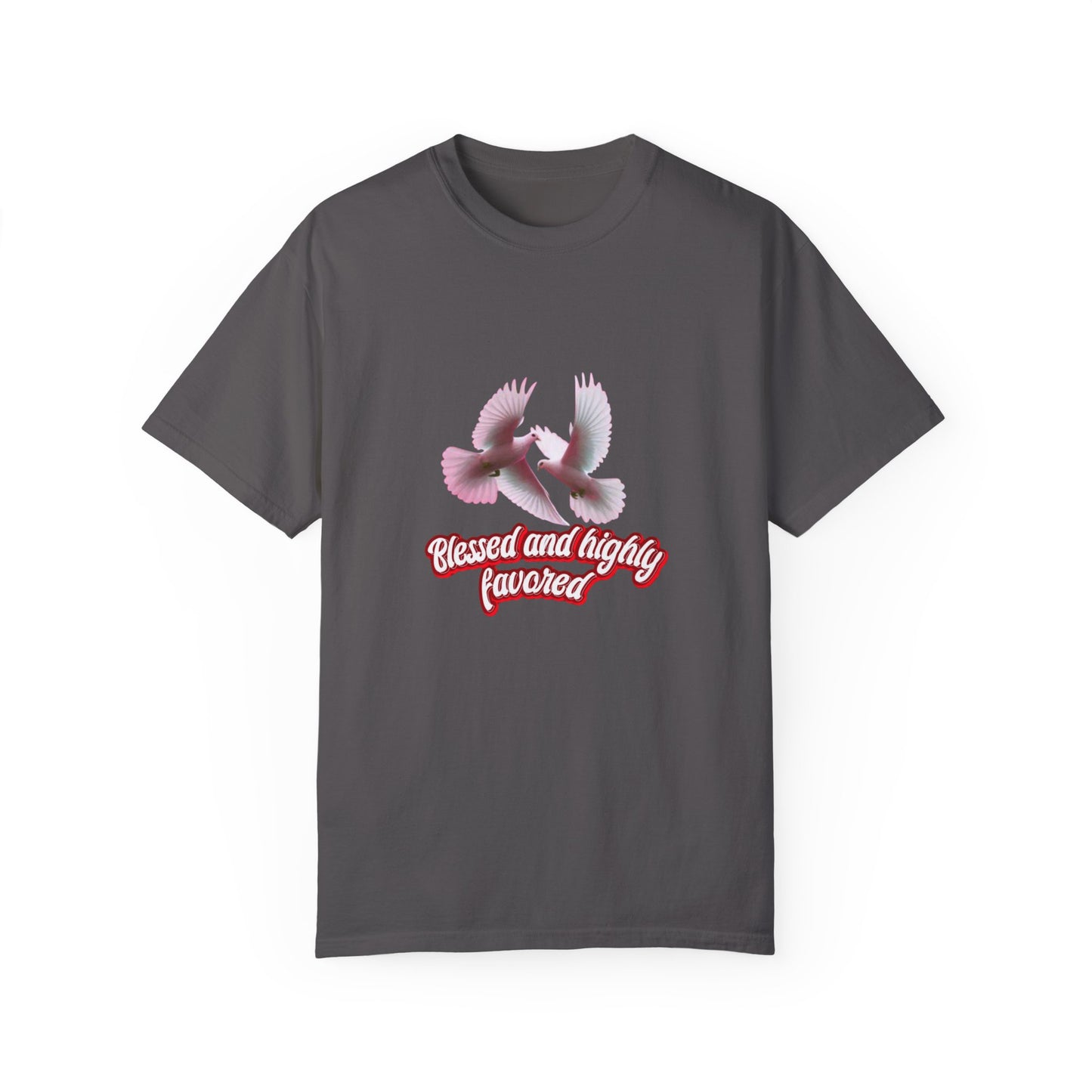 Blessed and Highly Favored T-Shirt – Christian Faith T-Shirt | Inspirational Religious Tee