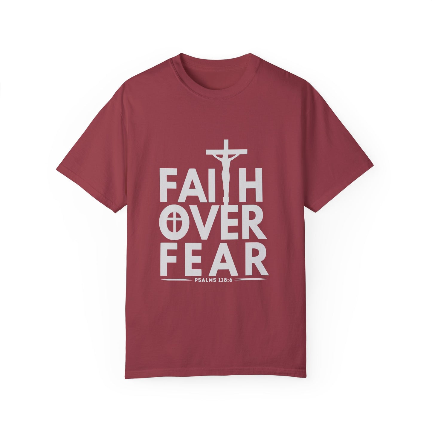 Faith Over Fear T-Shirt – Christian Graphic Tee, Faith-Based Apparel, Inspirational Religious Shirt