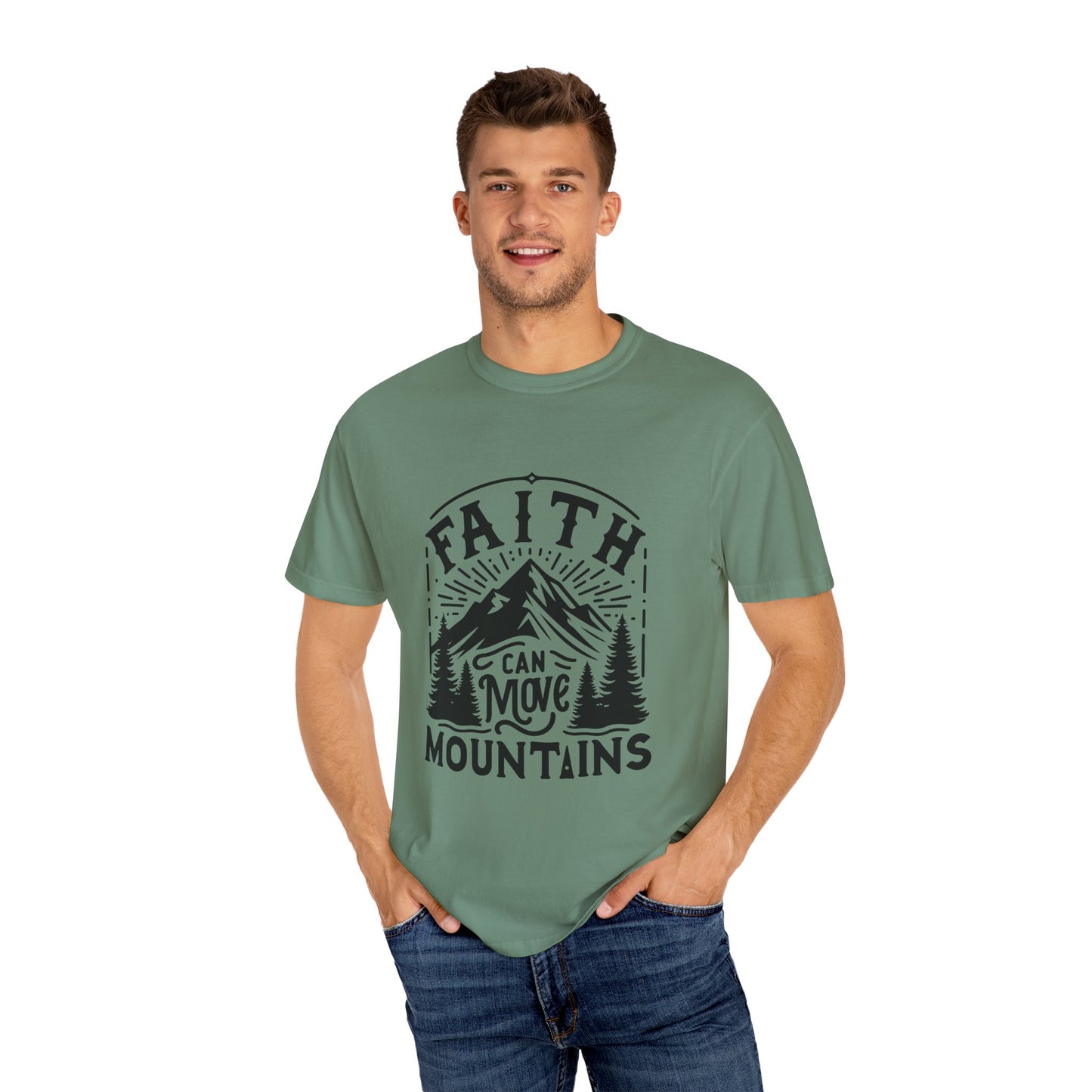 Faith Can Move Mountains T-Shirt – Christian Inspirational Tee, Faith-Based Apparel