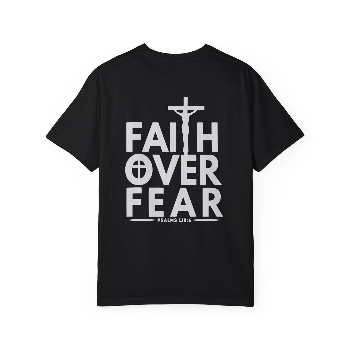 Faith Over Fear T-Shirt – Christian Graphic Tee, Faith-Based Apparel, Inspirational Religious Shirt