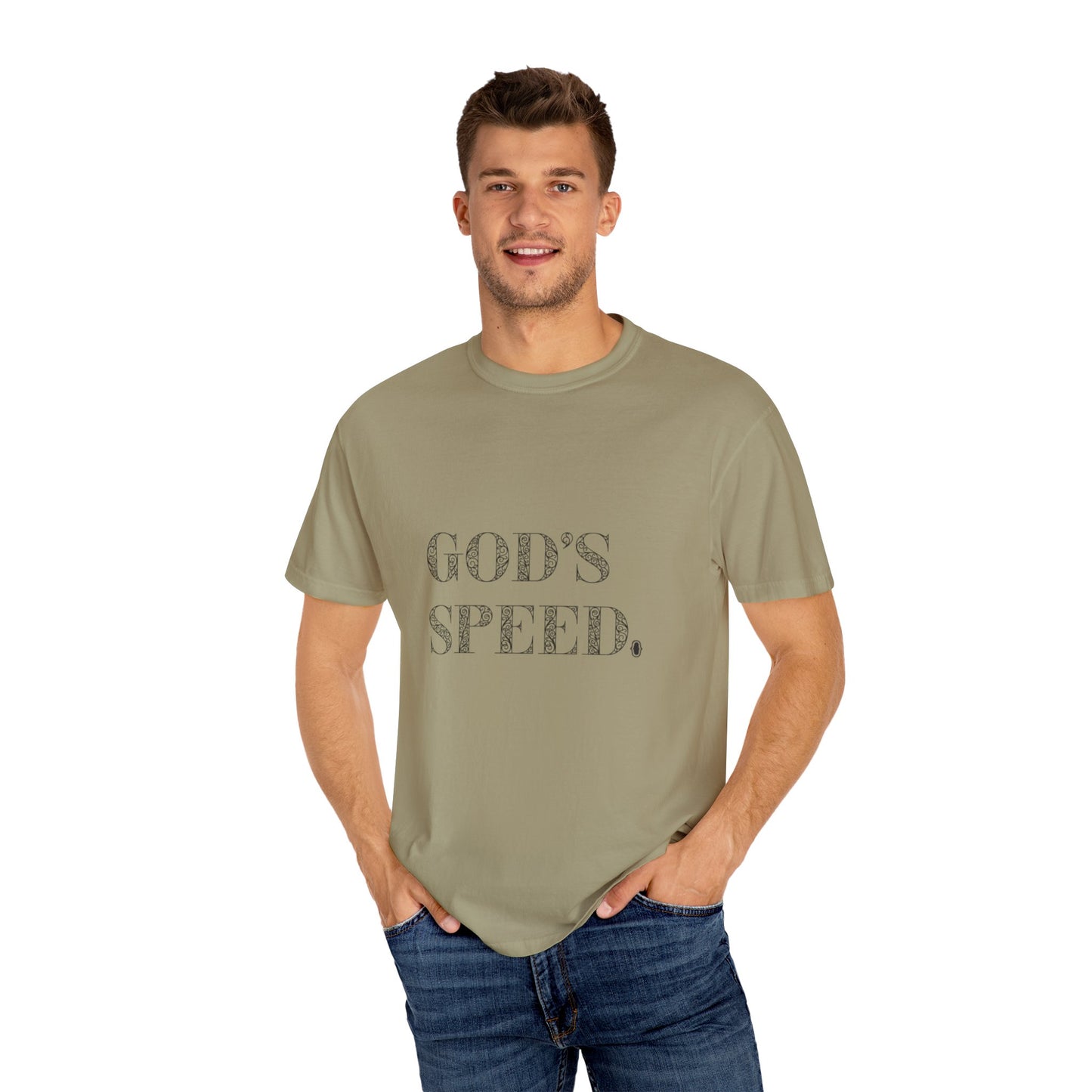 God’s Speed Christian T-Shirt – Faith-Inspired Motivational Tee