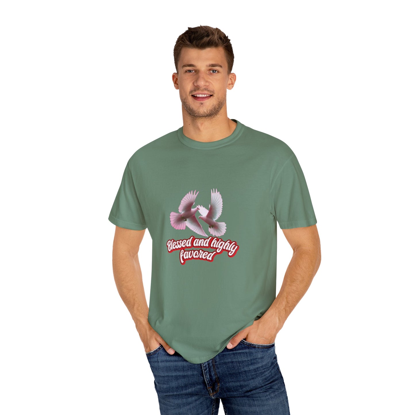 Blessed and Highly Favored T-Shirt – Christian Faith T-Shirt | Inspirational Religious Tee
