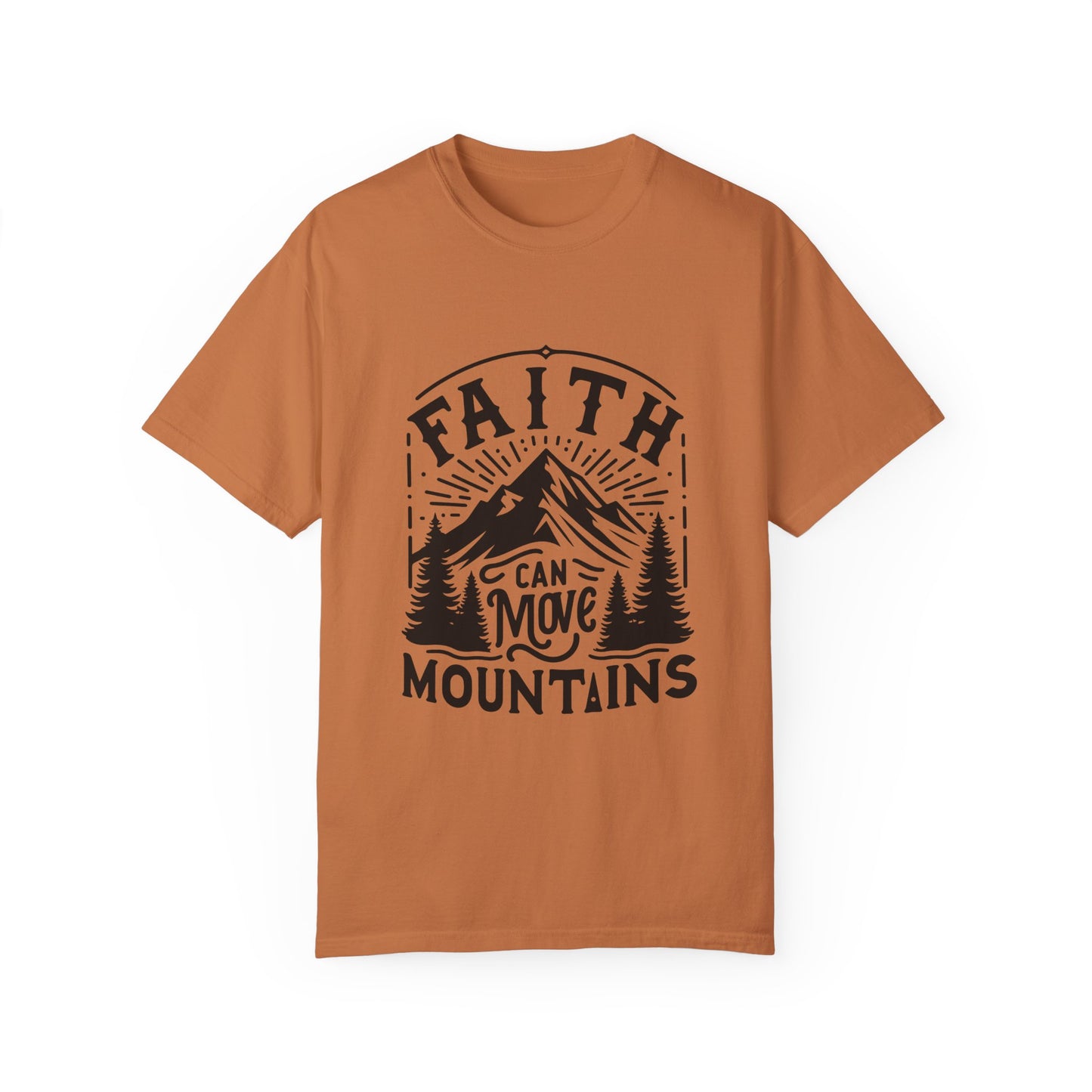 Faith Can Move Mountains T-Shirt – Christian Inspirational Tee, Faith-Based Apparel