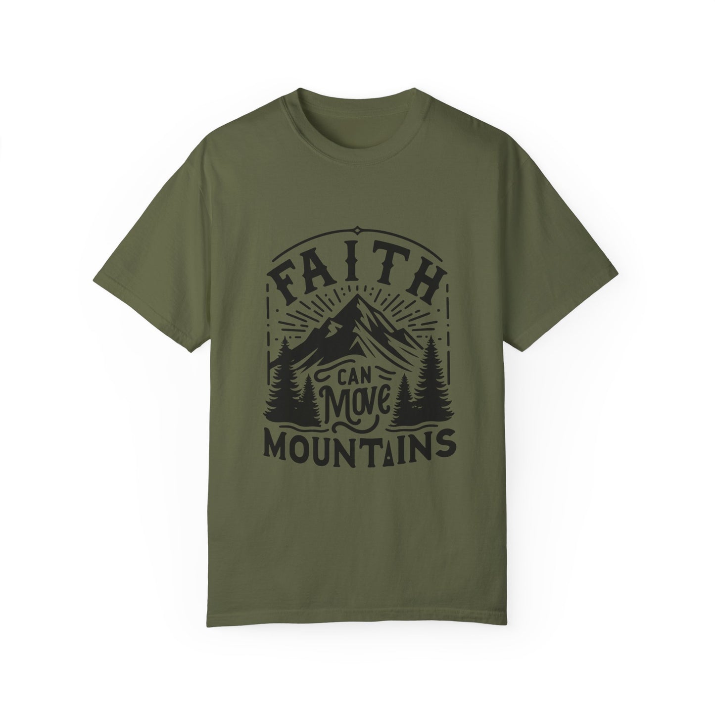 Faith Can Move Mountains T-Shirt – Christian Inspirational Tee, Faith-Based Apparel
