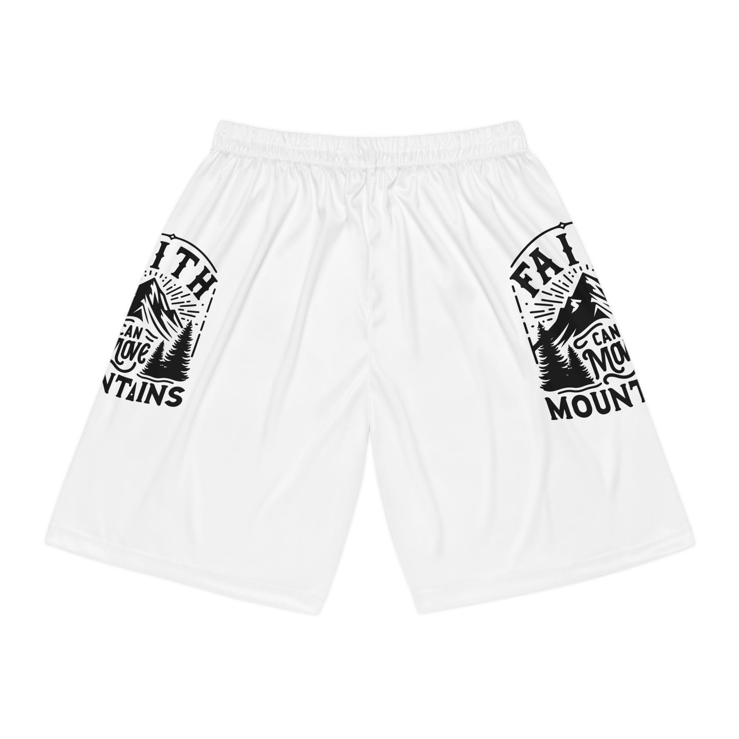 Faith Over Fear Basketball Shorts – Christian AOP Athletic Shorts