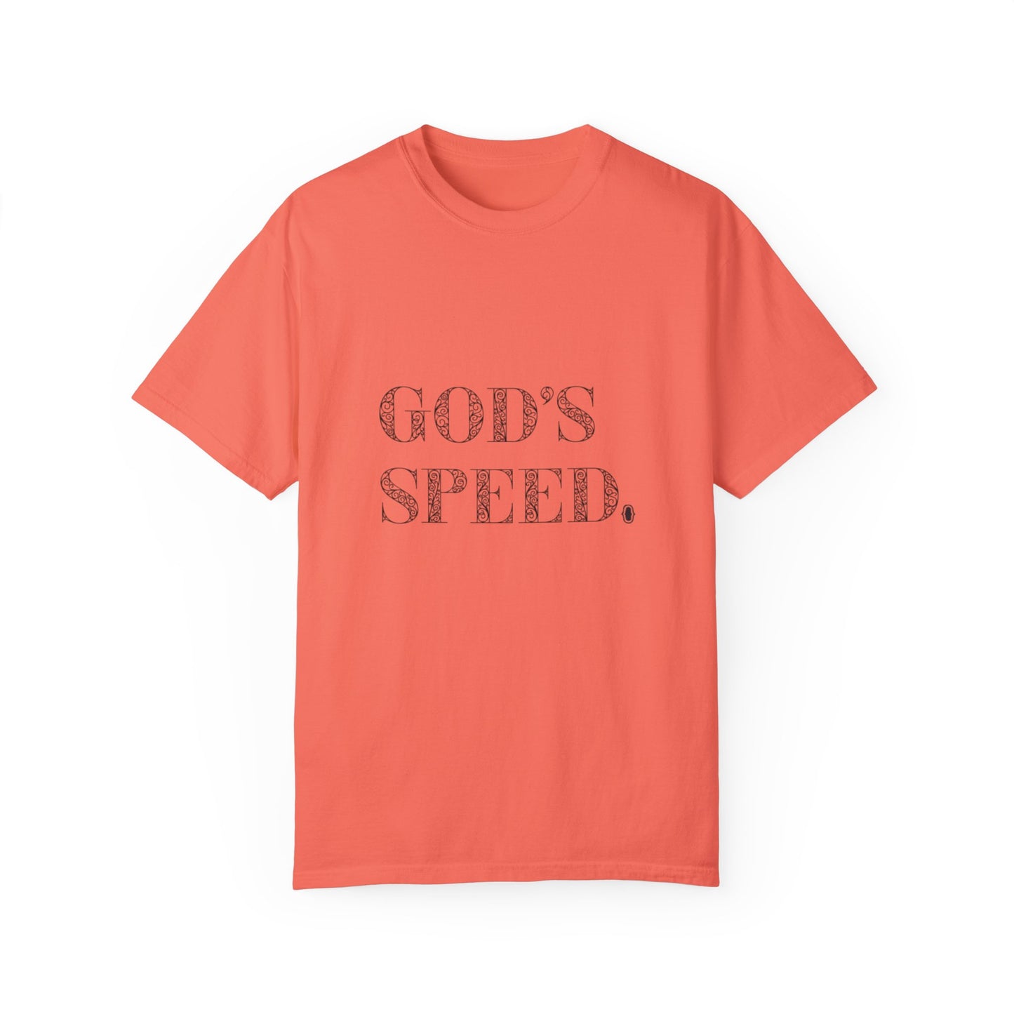 God’s Speed Christian T-Shirt – Faith-Inspired Motivational Tee