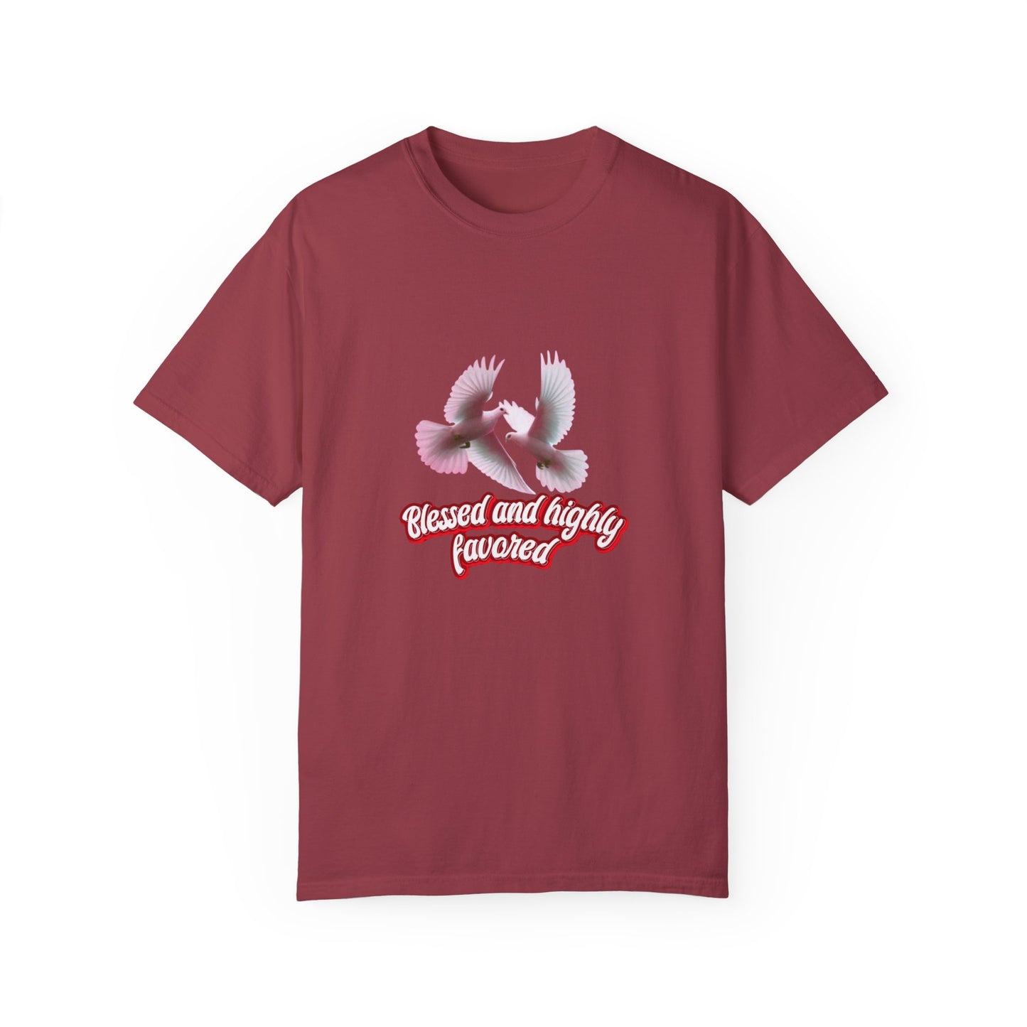 Blessed and Highly Favored T-Shirt – Christian Faith T-Shirt | Inspirational Religious Tee