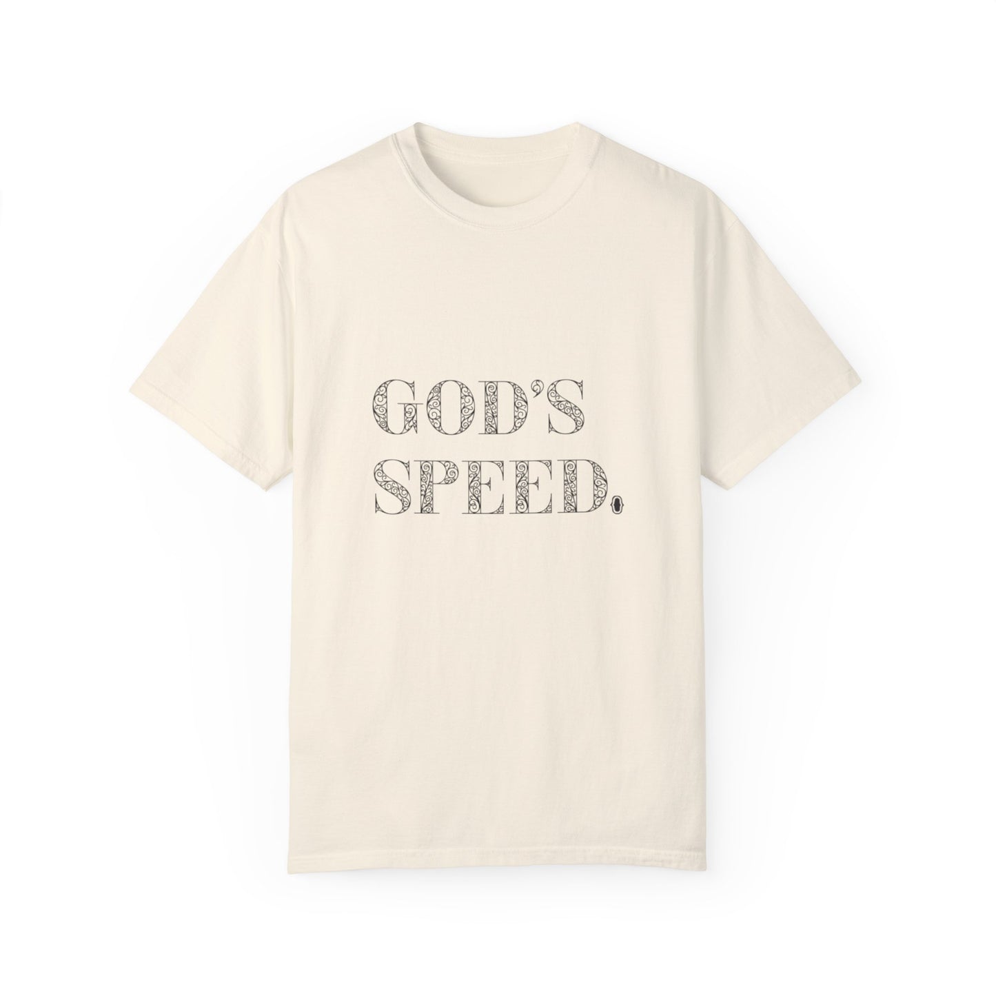 God’s Speed Christian T-Shirt – Faith-Inspired Motivational Tee