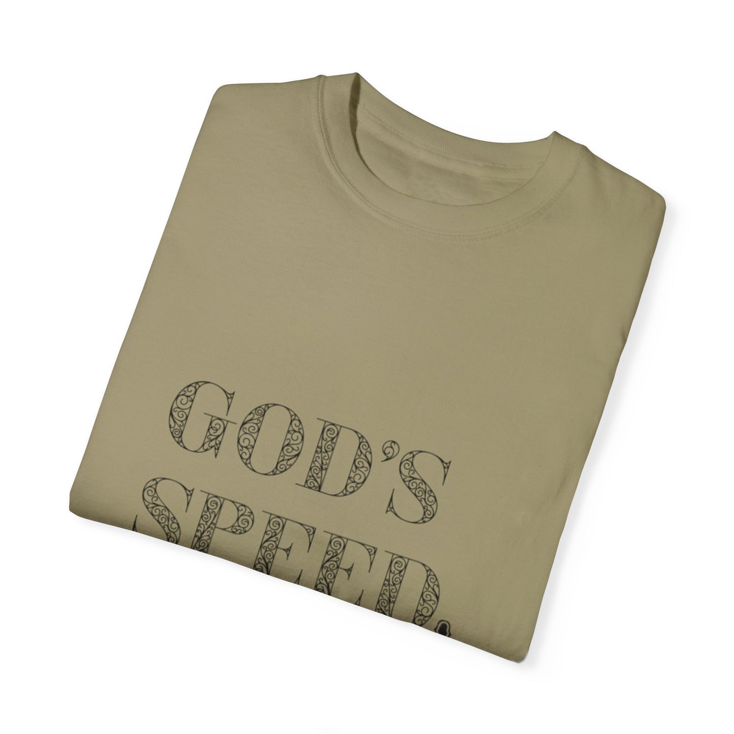 God’s Speed Christian T-Shirt – Faith-Inspired Motivational Tee