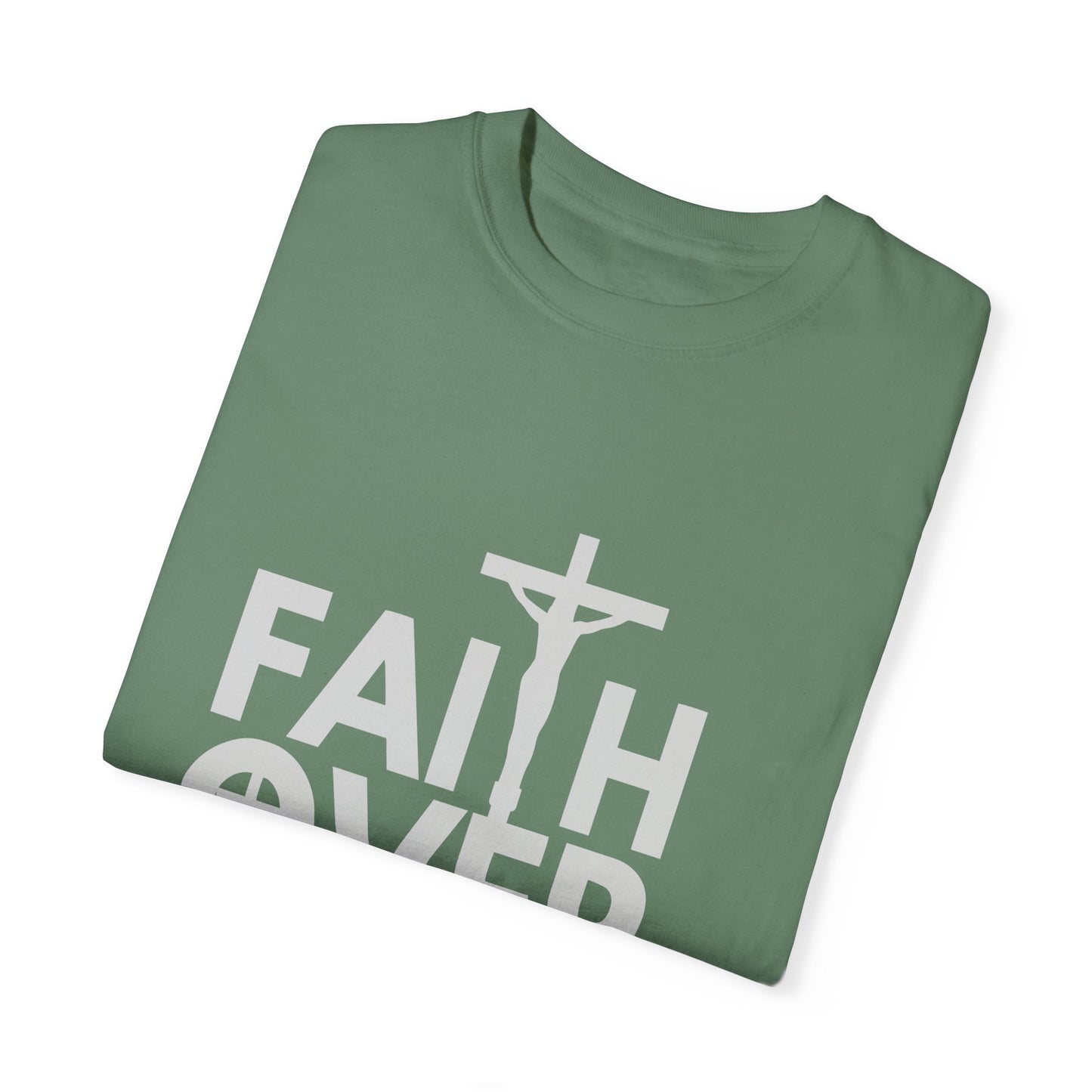 Faith Over Fear T-Shirt – Christian Graphic Tee, Faith-Based Apparel, Inspirational Religious Shirt