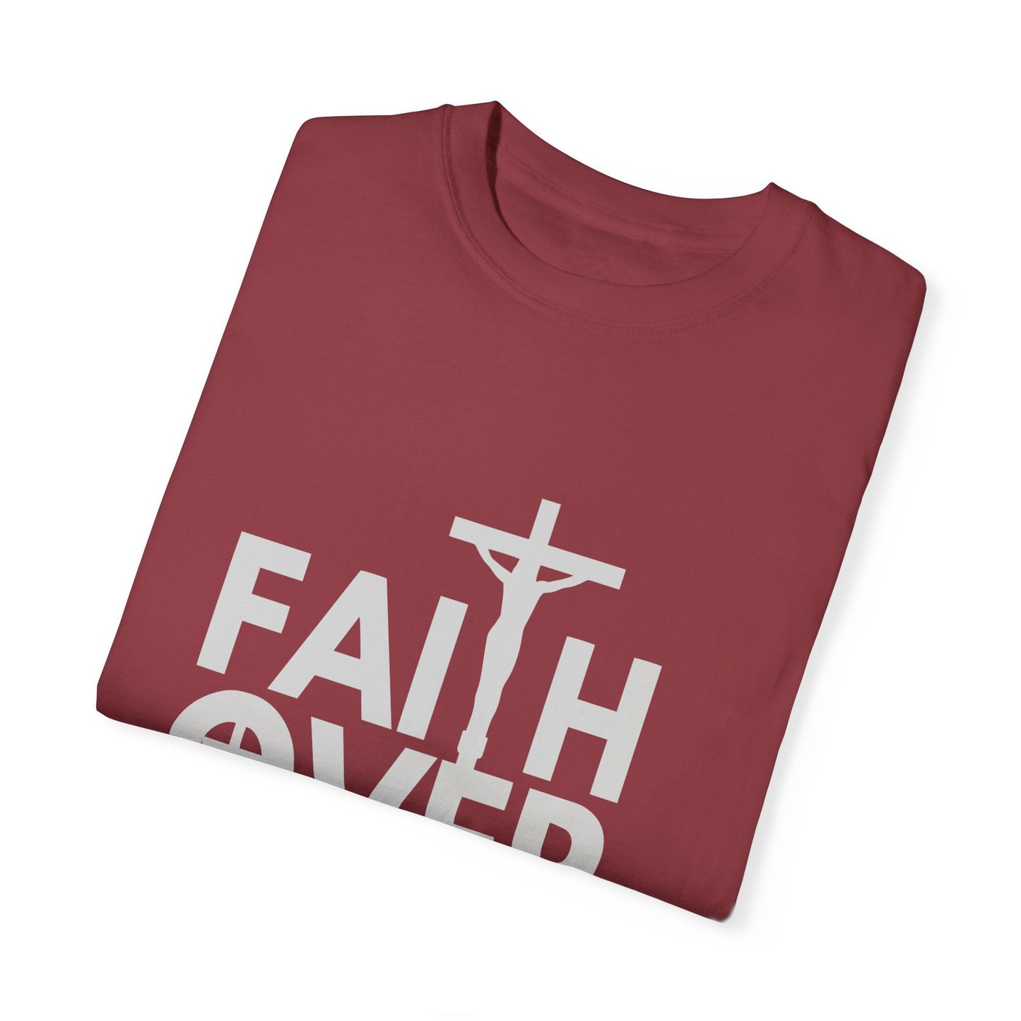 Faith Over Fear T-Shirt – Christian Graphic Tee, Faith-Based Apparel, Inspirational Religious Shirt